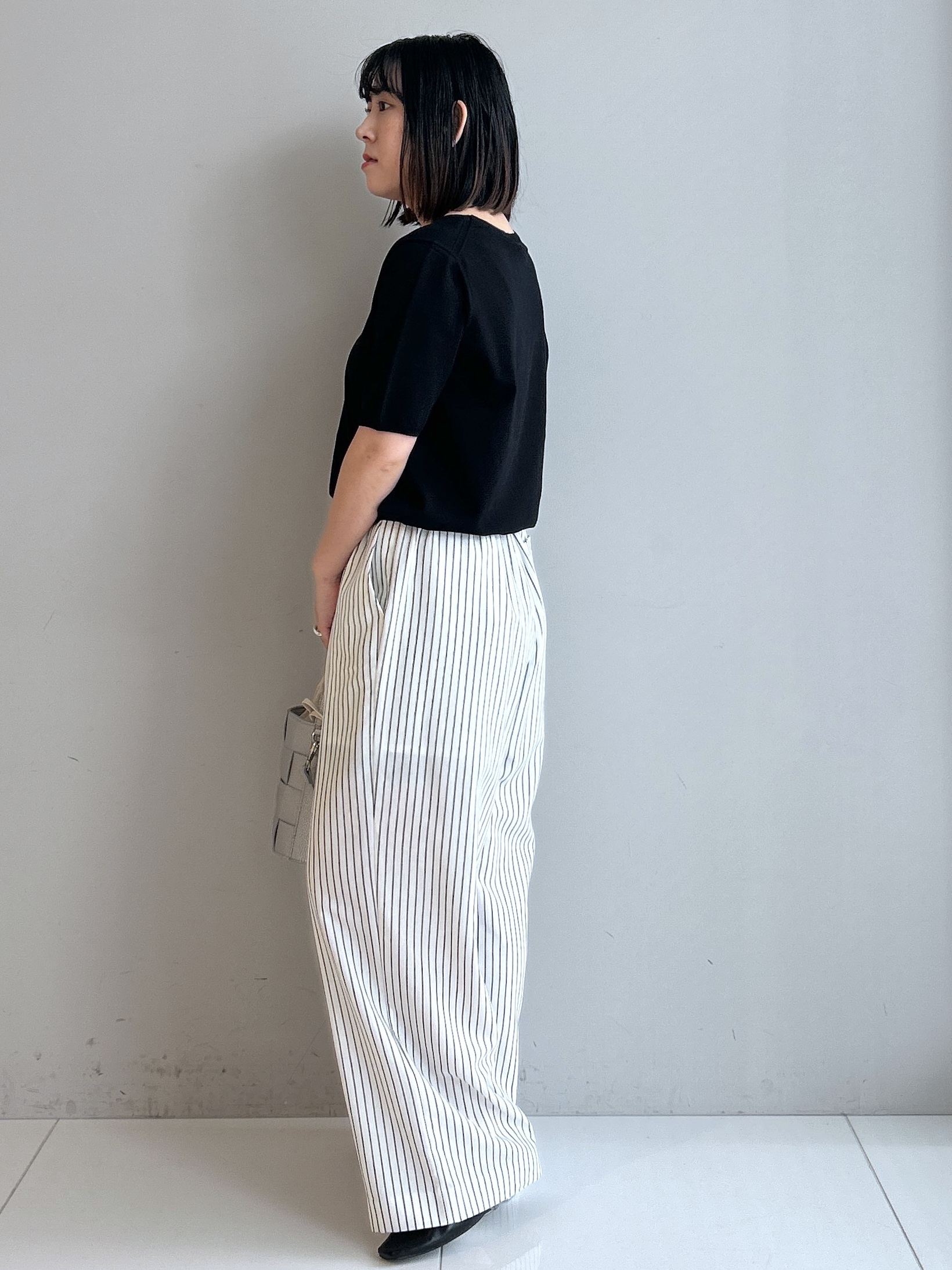 Hirokaさんの「Dessin｜【9色展開/接触冷感/UVカット】ドライタッチサマーニットT」を使ったコーディネート