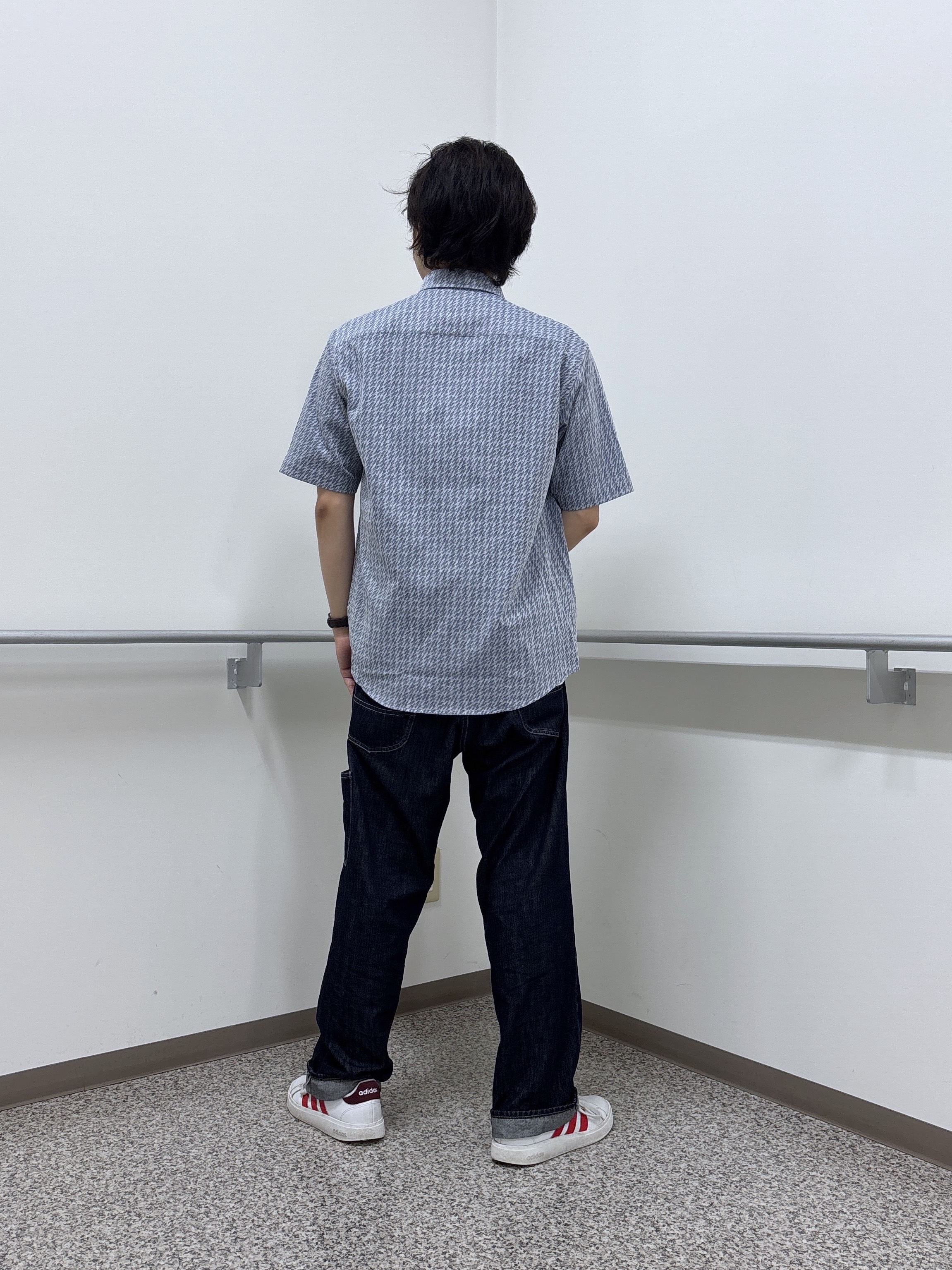 KEIさんの「TAKEO KIKUCHI｜播州織り 千鳥 半袖シャツ」を使ったコーディネート