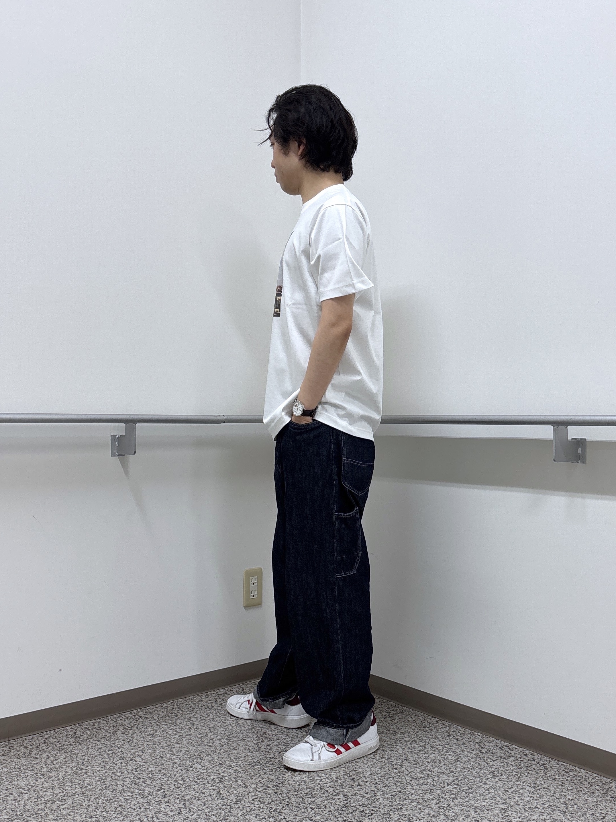 KEIさんの「TAKEO KIKUCHI｜播州織り 千鳥 半袖シャツ」を使ったコーディネート