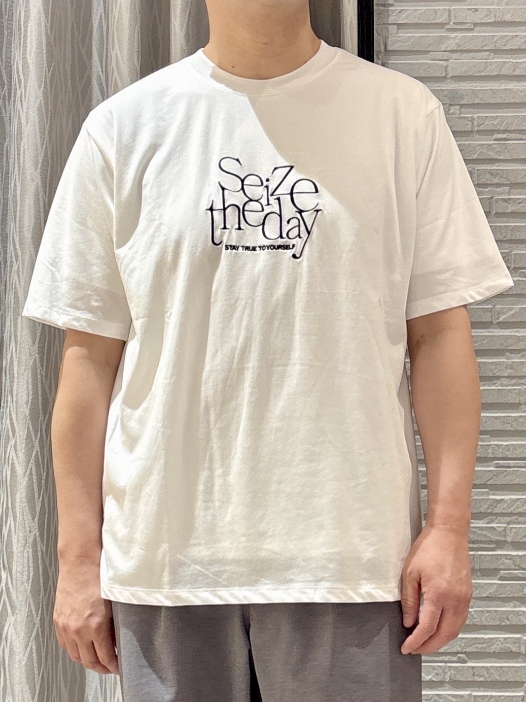 Pーyamaさんの「THE SHOP TK｜リラックスワイド 5分袖ジャケット セットアップ可／洗濯機OK」を使ったコーディネート