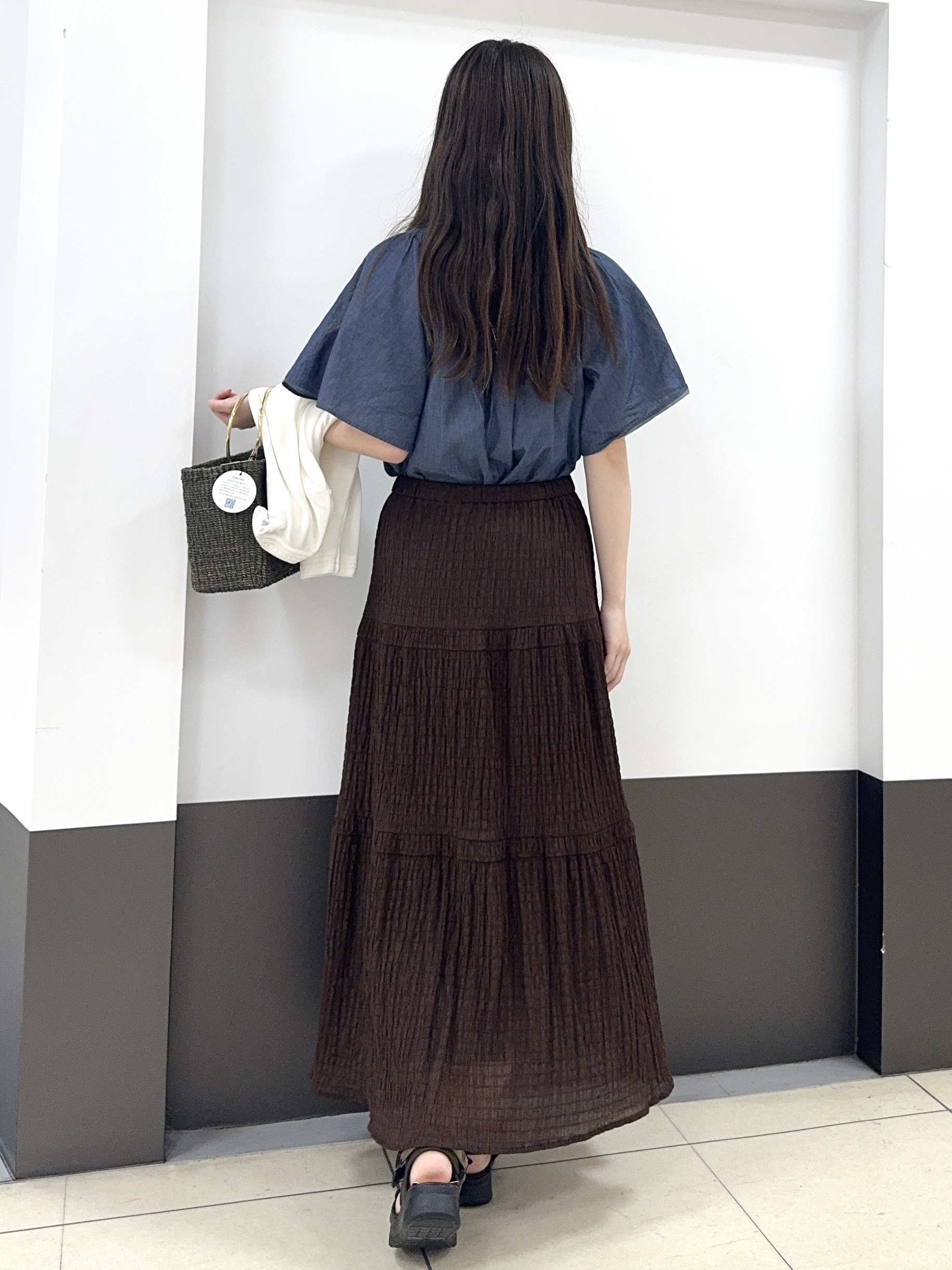 Nrinさんの「Reflect｜七分袖ニットカーディガン」を使ったコーディネート
