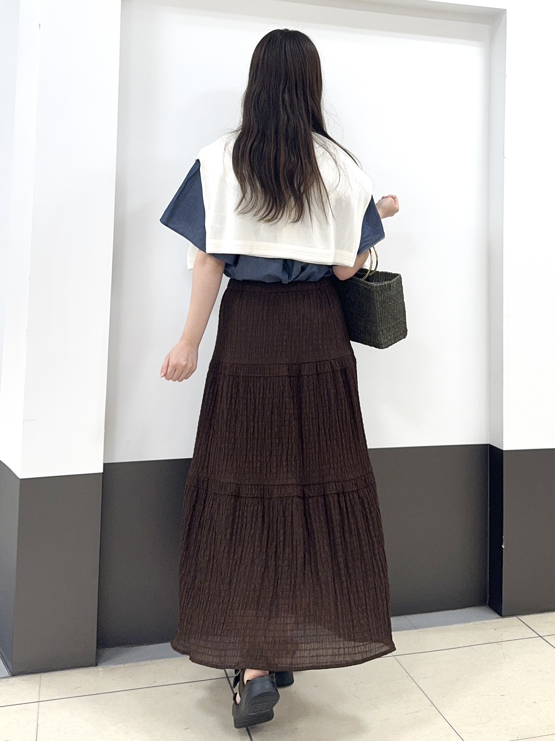 Nrinさんの「Reflect｜七分袖ニットカーディガン」を使ったコーディネート