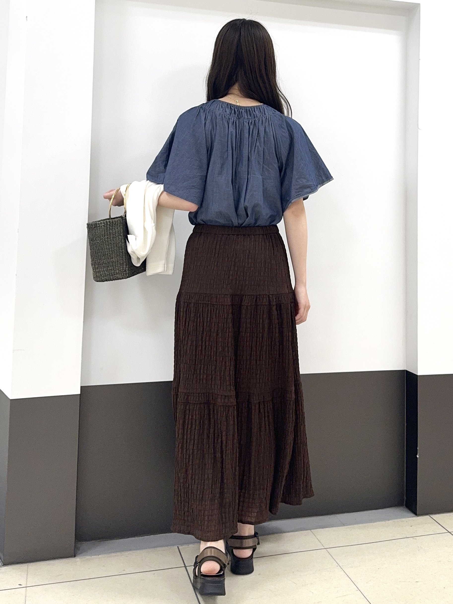 Nrinさんの「Reflect｜七分袖ニットカーディガン」を使ったコーディネート