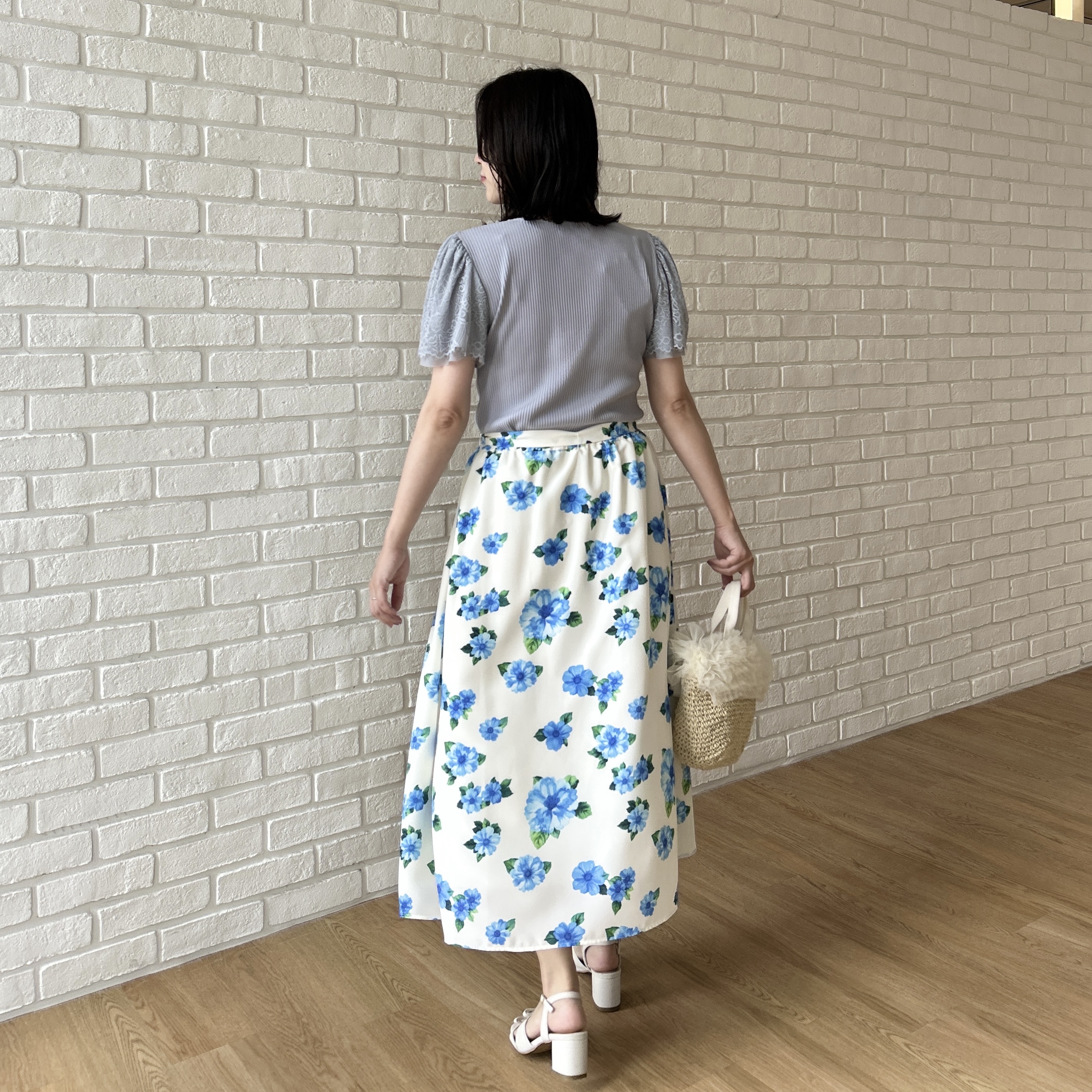 shinoさんの「Couture brooch｜【洗える】袖レース テレコトップス」を使ったコーディネート