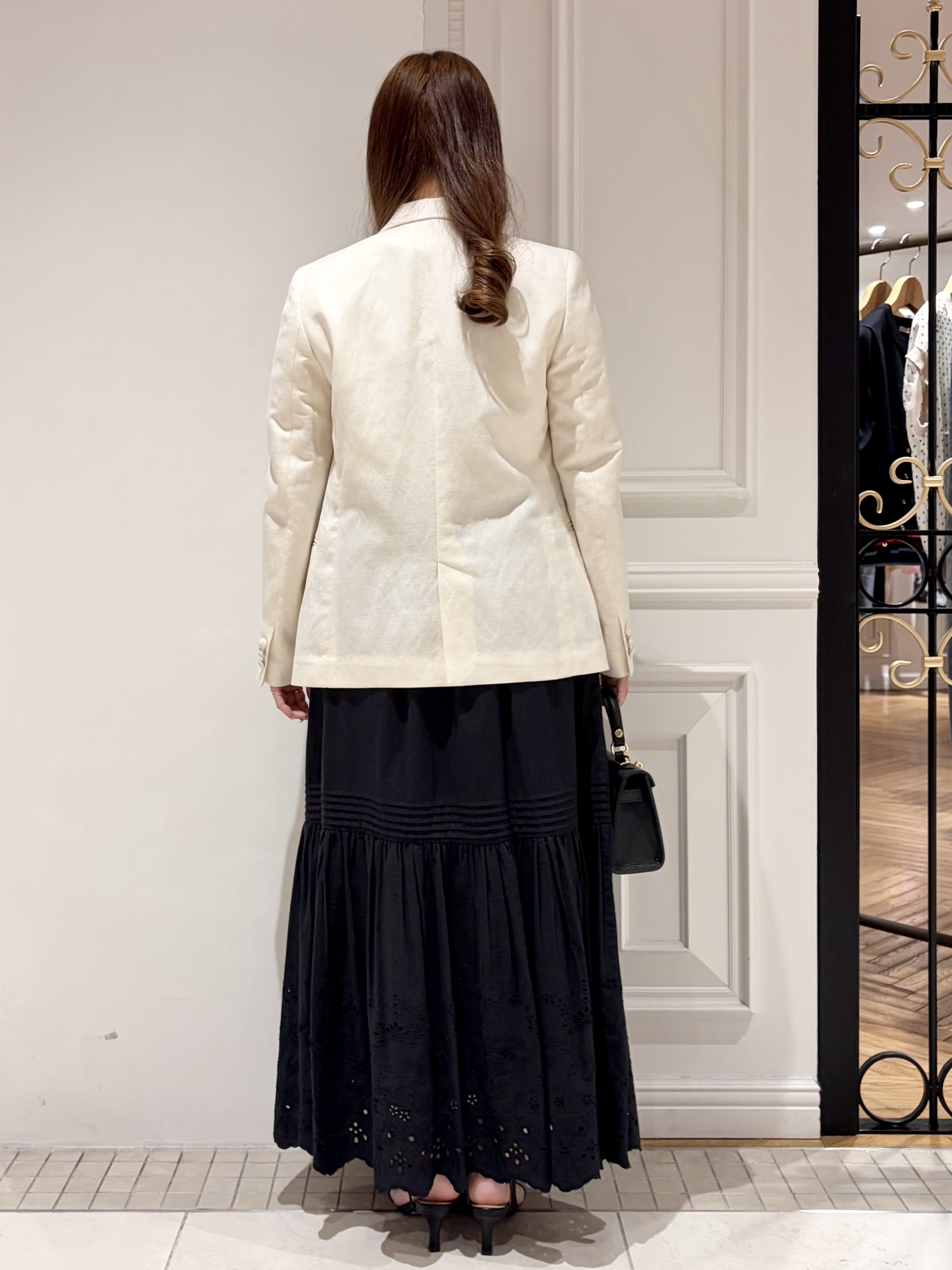 minowaさんの「DRESSTERIOR｜【セットアップ可】リネンブレンドダブルブレストジャケット」を使ったコーディネート