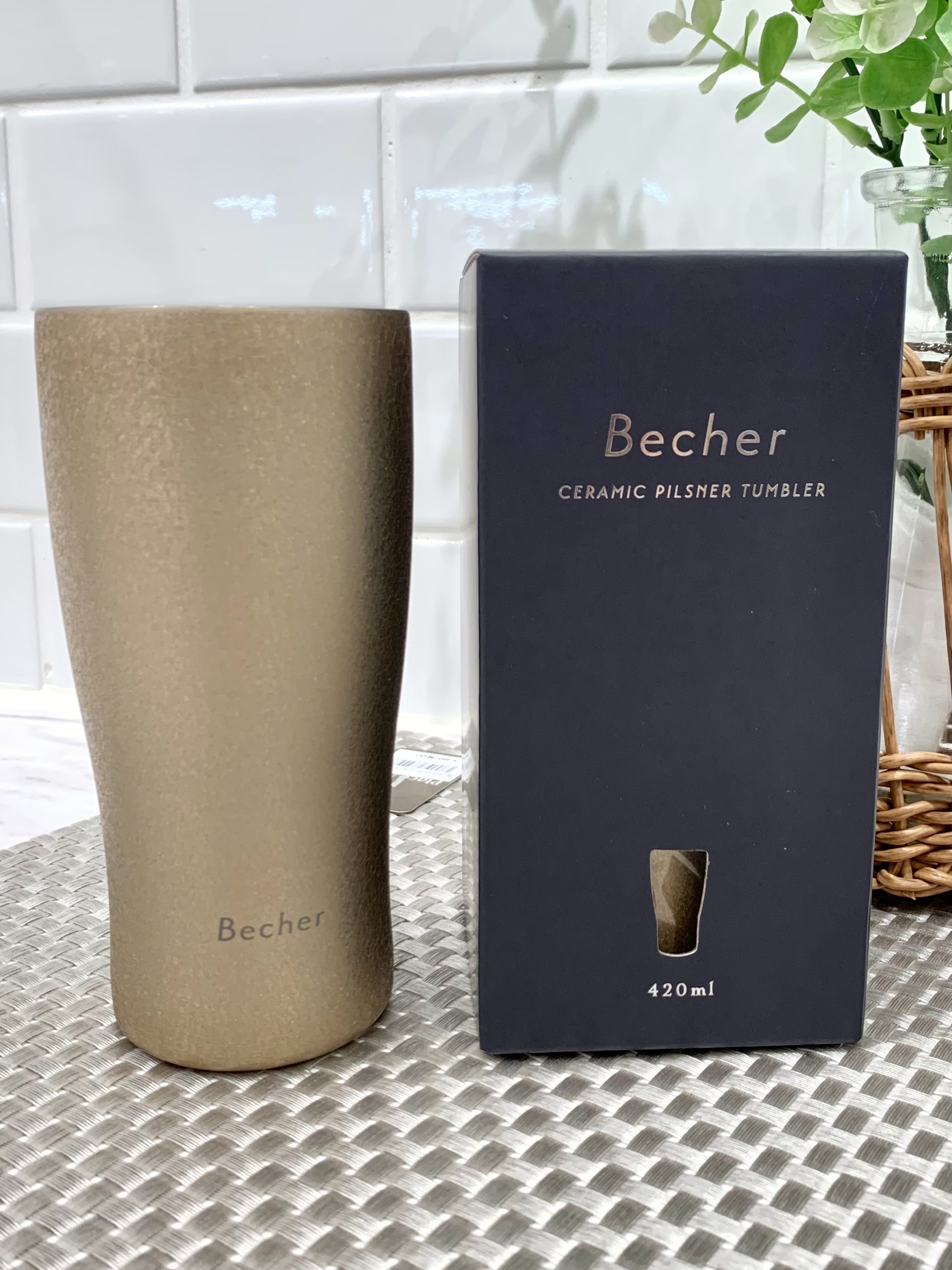 mikachoさんの「212 KITCHEN STORE｜セラミックピルスナータンブラー Becher Silver」を使ったコーディネート