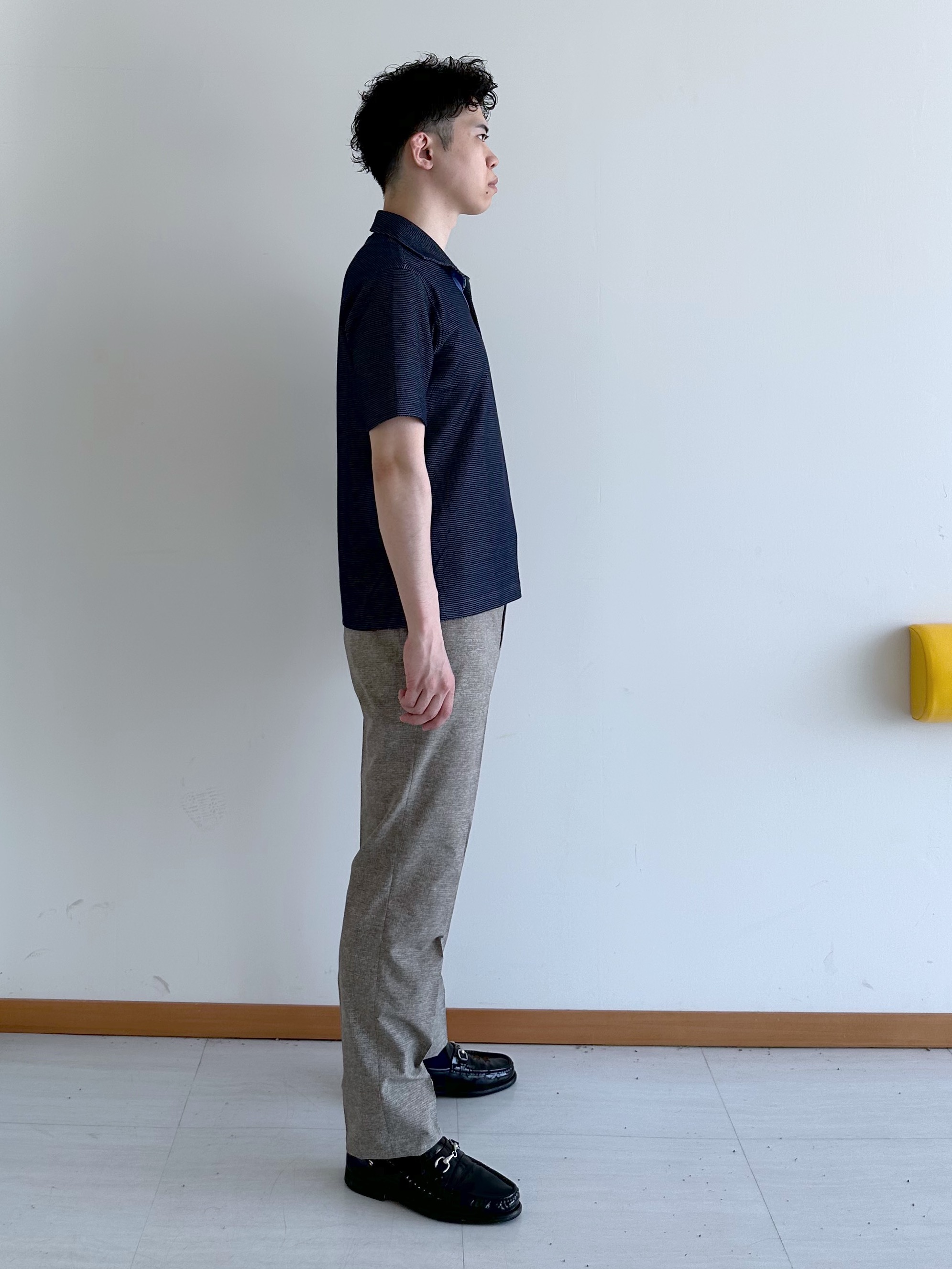 イッシーさんの「TAKEO KIKUCHI｜【抗菌防臭】ステイフレッシュ ポロシャツ」を使ったコーディネート