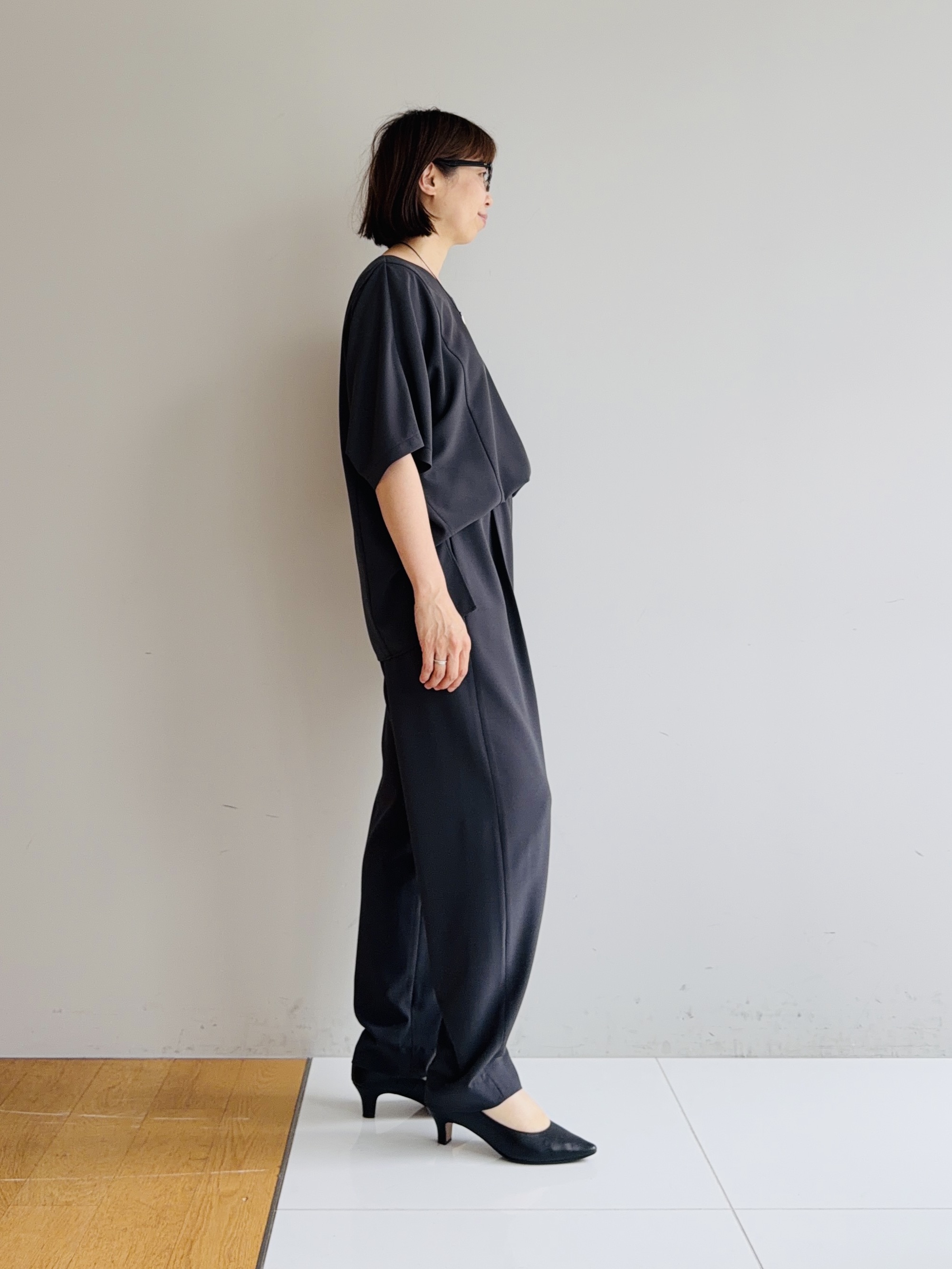 murayamaさんの「INDIVI｜【着る日傘】ドルマントップス」を使ったコーディネート