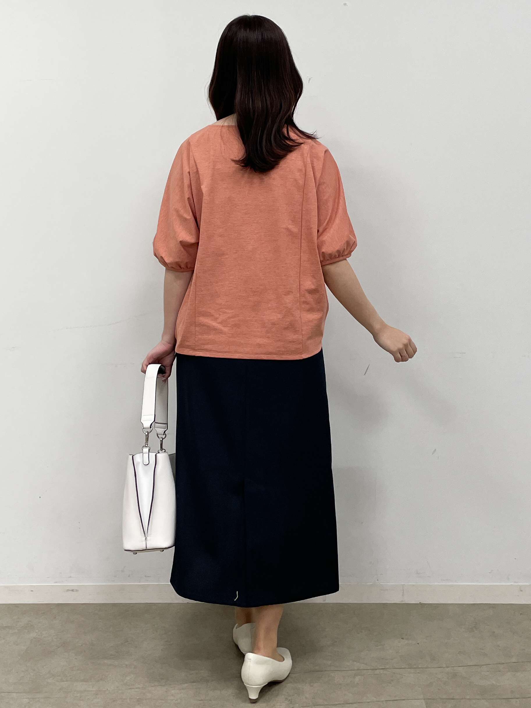 yukariさんの「Reflect｜【UVカット／接触冷感／吸水速乾】ギャザースリーブカットソー」を使ったコーディネート