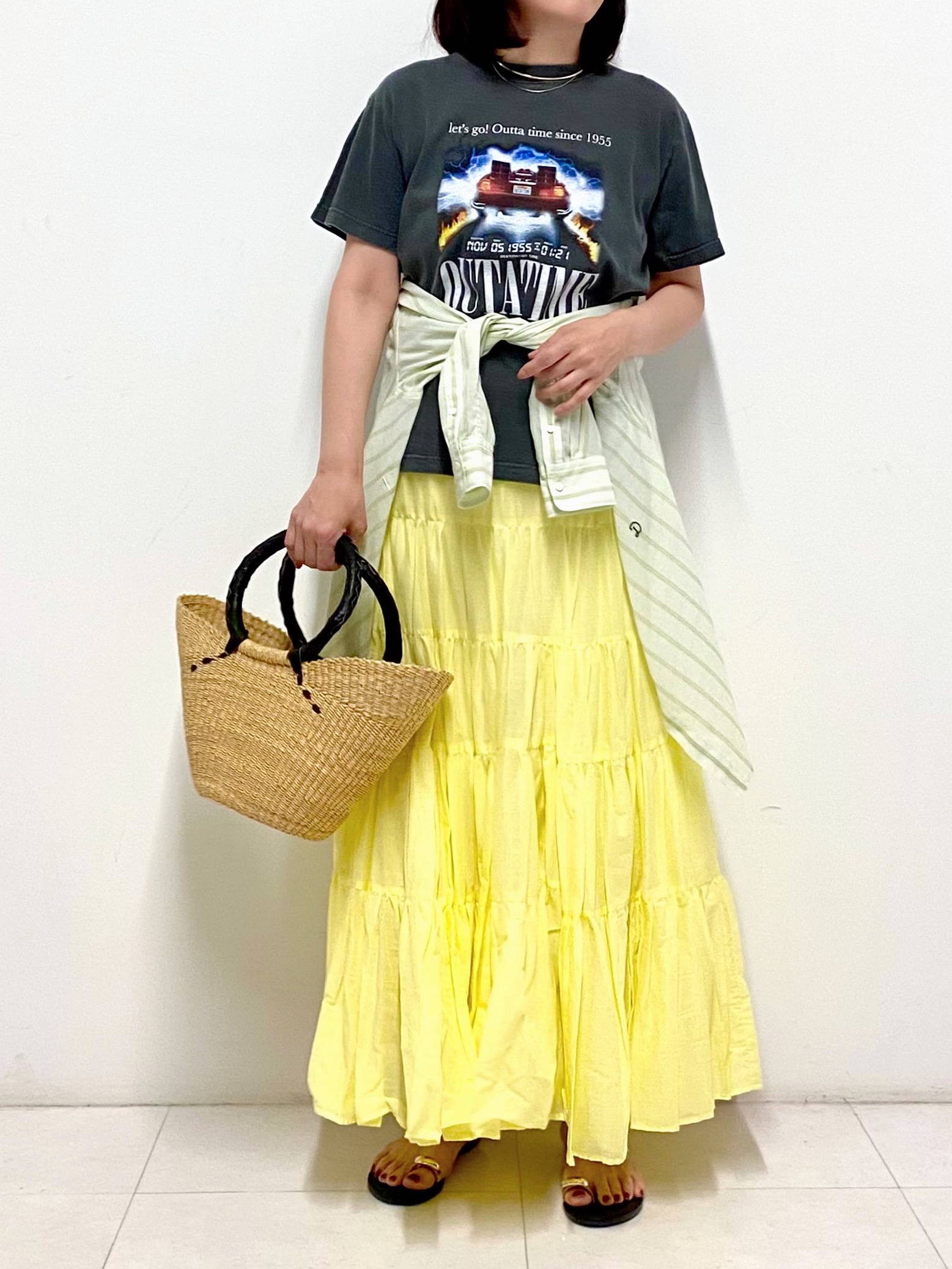 Sawaguchiさんの「DRESSTERIOR｜GOOD ROCK SPEED（グッドロックスピード）BACK TO THE FUTURE Tシャツ」を使ったコーディネート