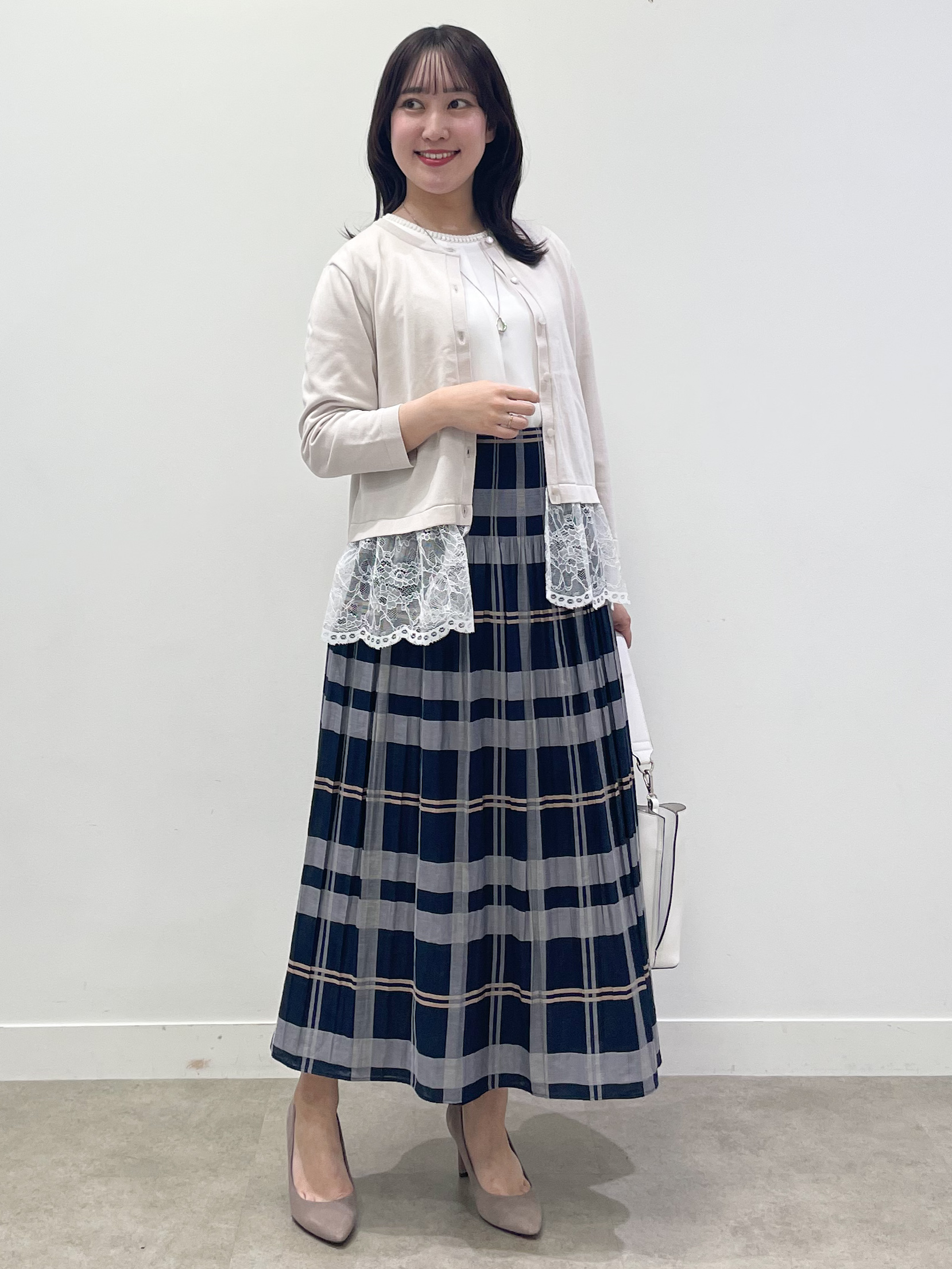 yukariさんの「Reflect｜【S-4Lサイズ/UVカット／接触冷感】シフォンジャージブラウス」を使ったコーディネート