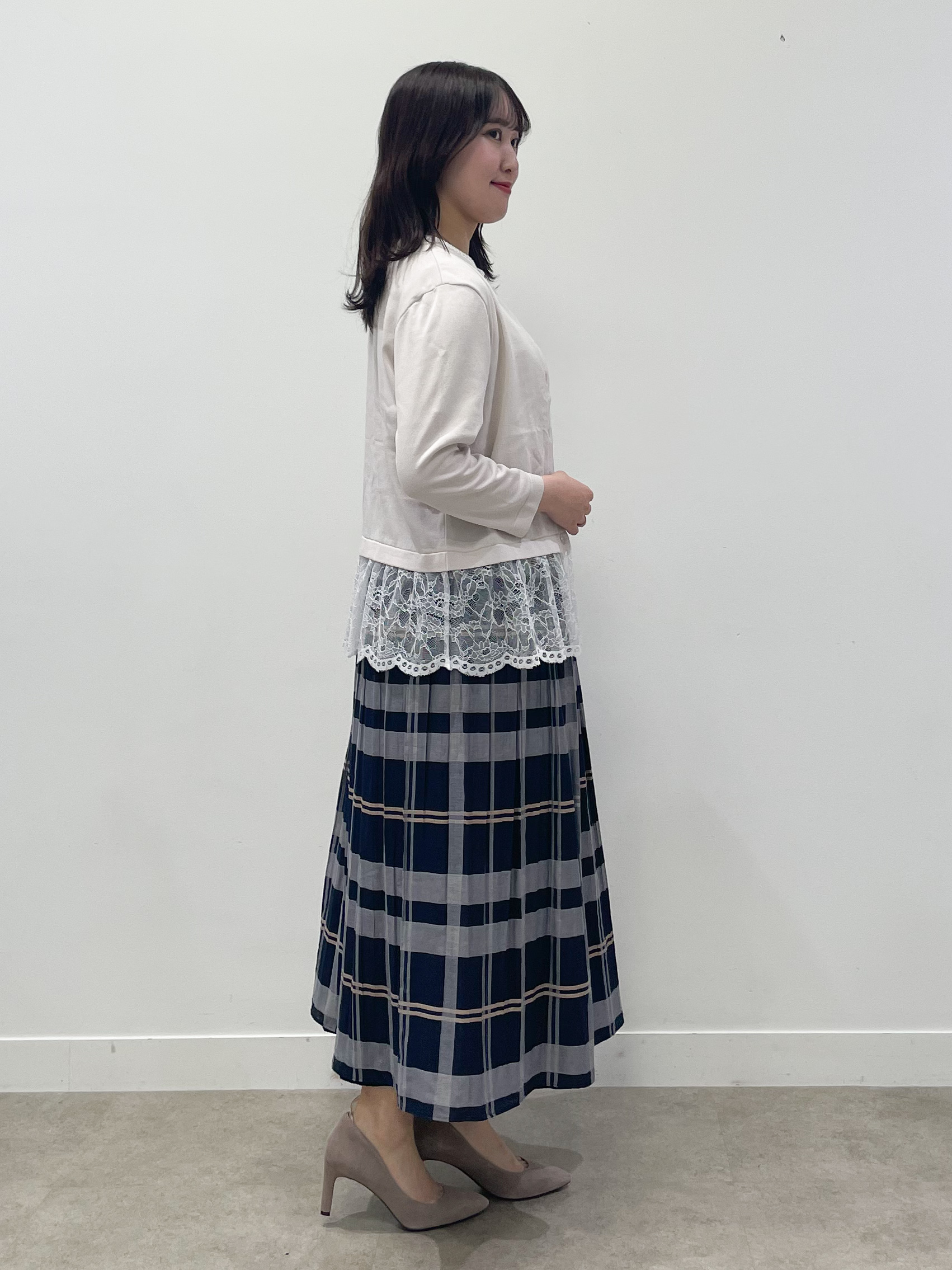 yukariさんの「Reflect｜【S-4Lサイズ/UVカット／接触冷感】シフォンジャージブラウス」を使ったコーディネート