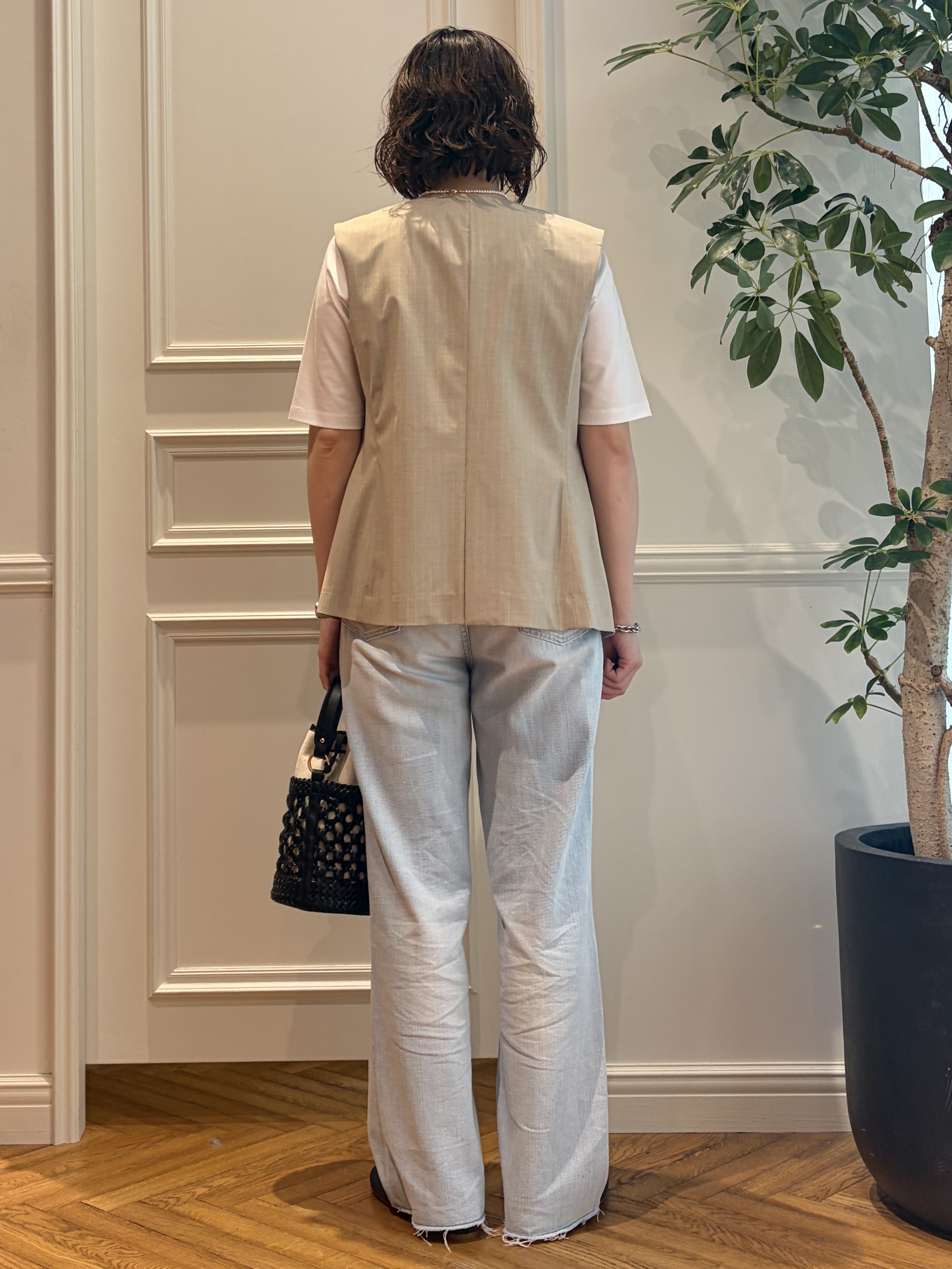 nakaoさんの「DRESSTERIOR｜RED CARD TOKYO（レッドカードトーキョー）MANOA イージーデニムパンツ」を使ったコーディネート
