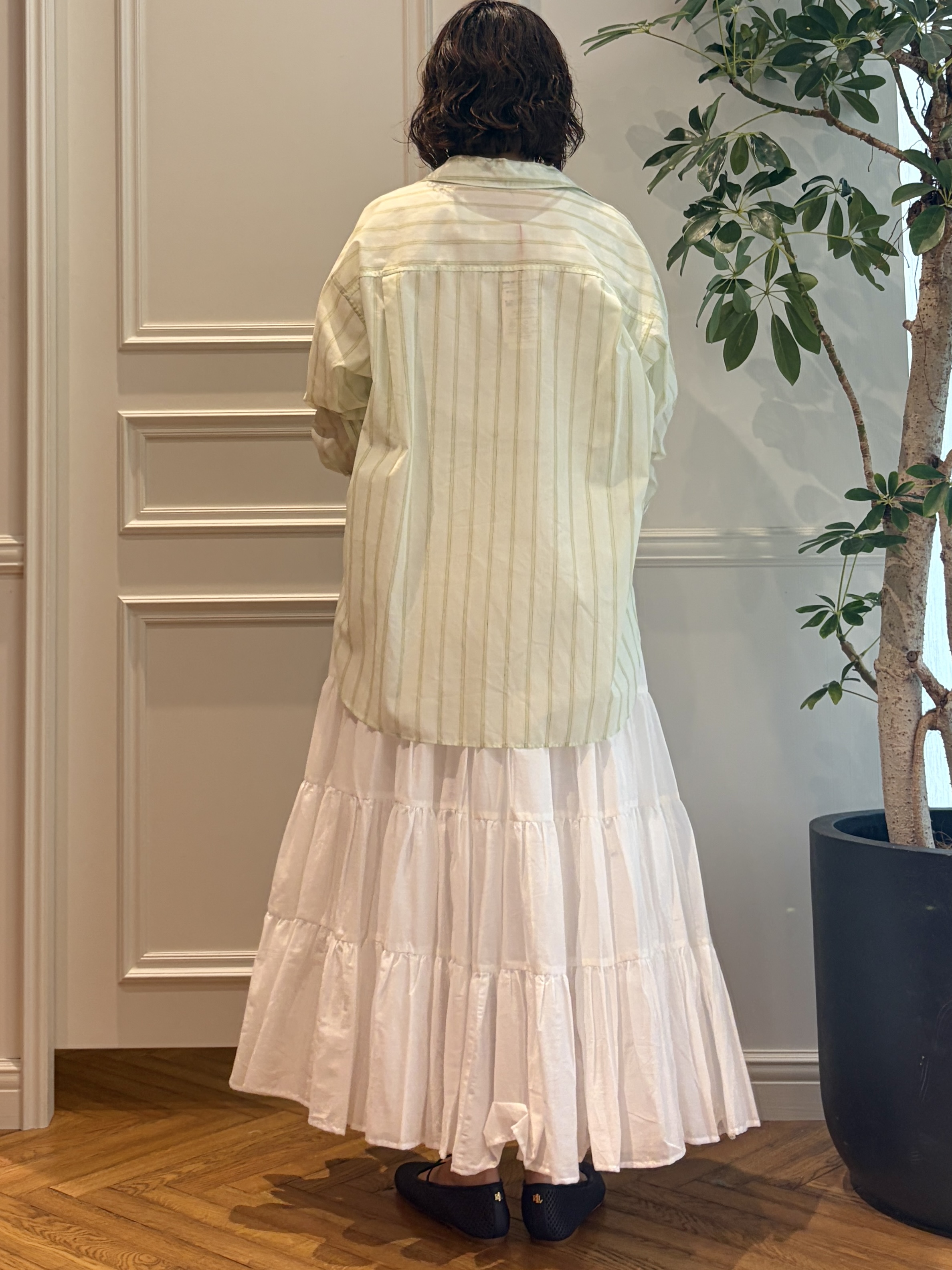 nakaoさんの「DRESSTERIOR｜【接触冷感/UVカット/抗菌防臭/しわ防止】クールデオドラント スクエアネックプルオーバー」を使ったコーディネート