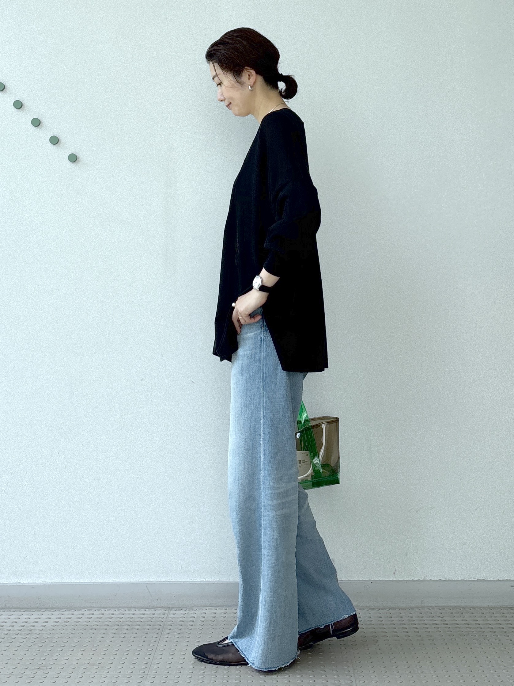 saitoさんの「DRESSTERIOR｜【接触冷感/UVカット】ウォッシャブル スピンコットン カーディガン」を使ったコーディネート
