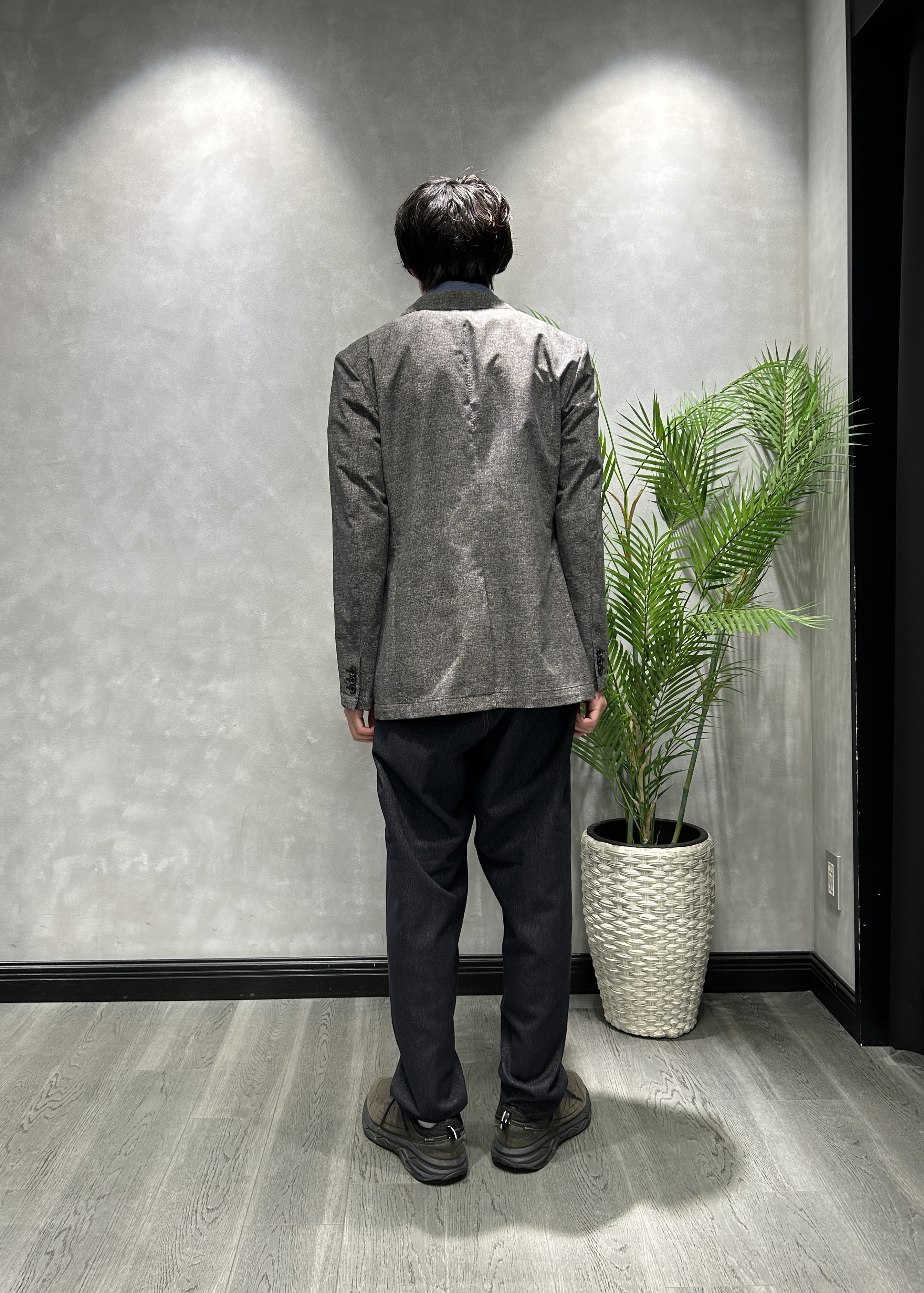 ruiさんの「TAKEO KIKUCHI｜【抗菌防臭】COOL DOTS（R）ドビープリント ジャケット」を使ったコーディネート