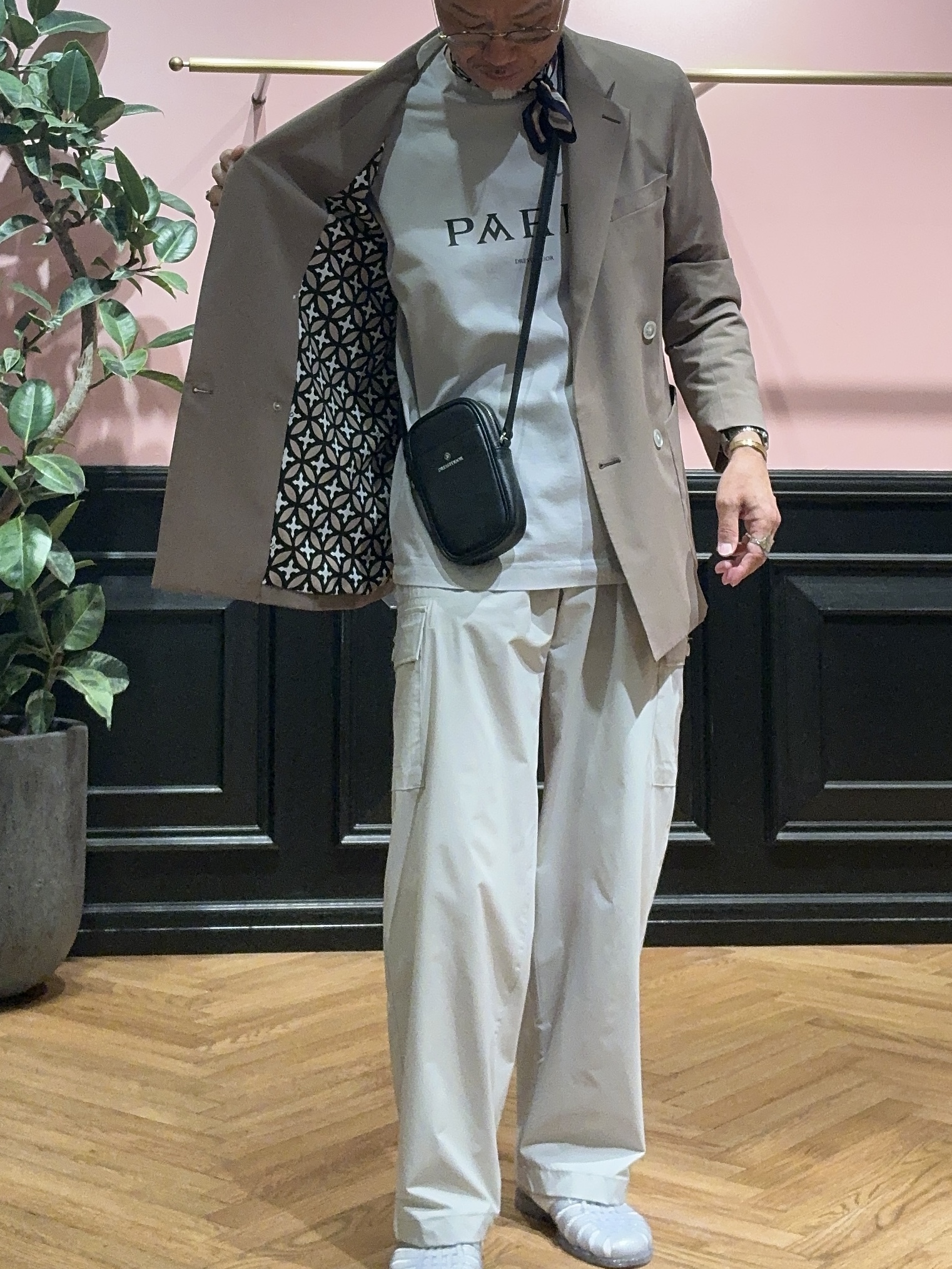 torigoeさんの「DRESSTERIOR｜【セットアップ可】クールタッチ クイックドライ イージージャケット」を使ったコーディネート