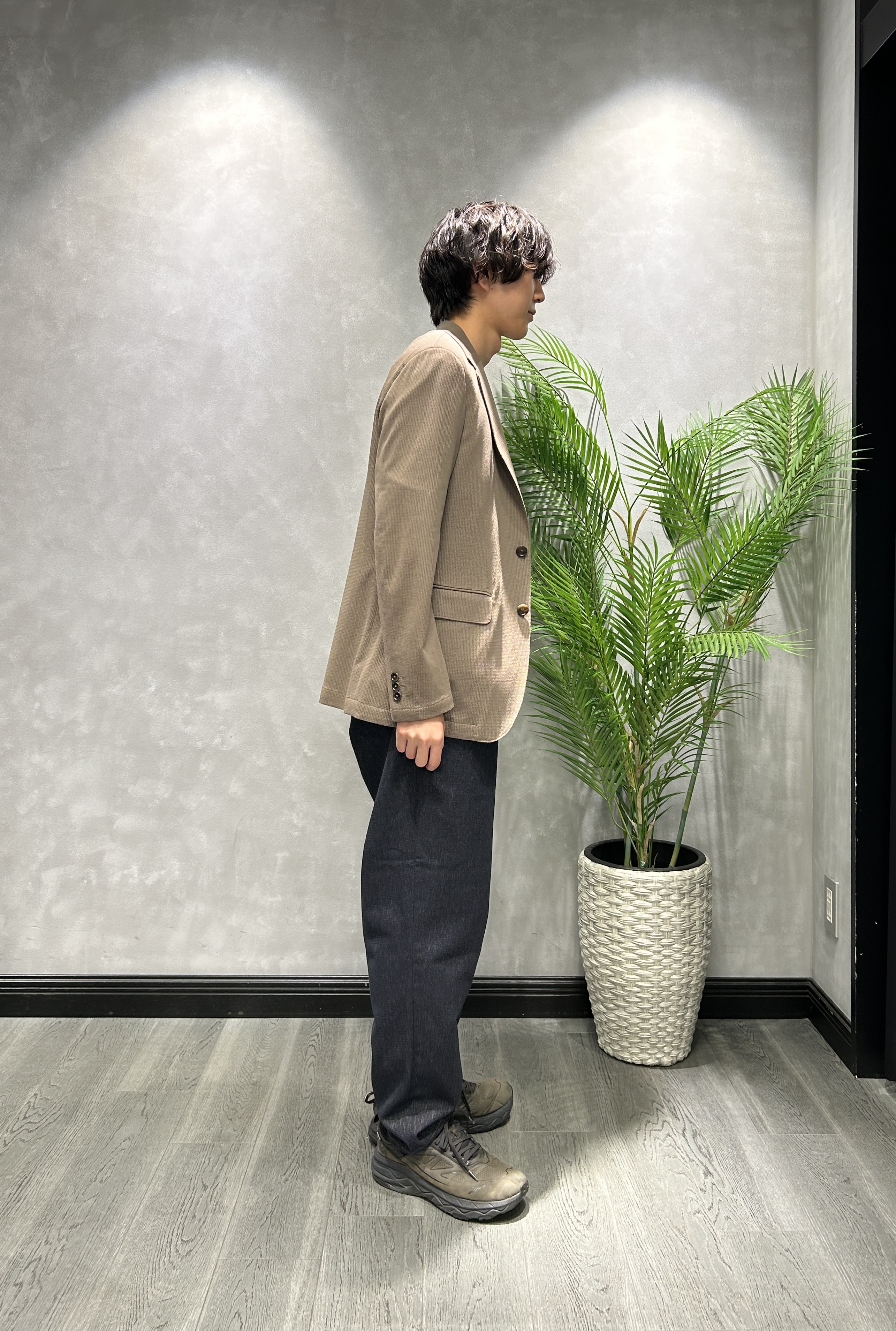 ruiさんの「TAKEO KIKUCHI｜【Begin5月号掲載/通気性】トリコットサッカー ジャケット」を使ったコーディネート