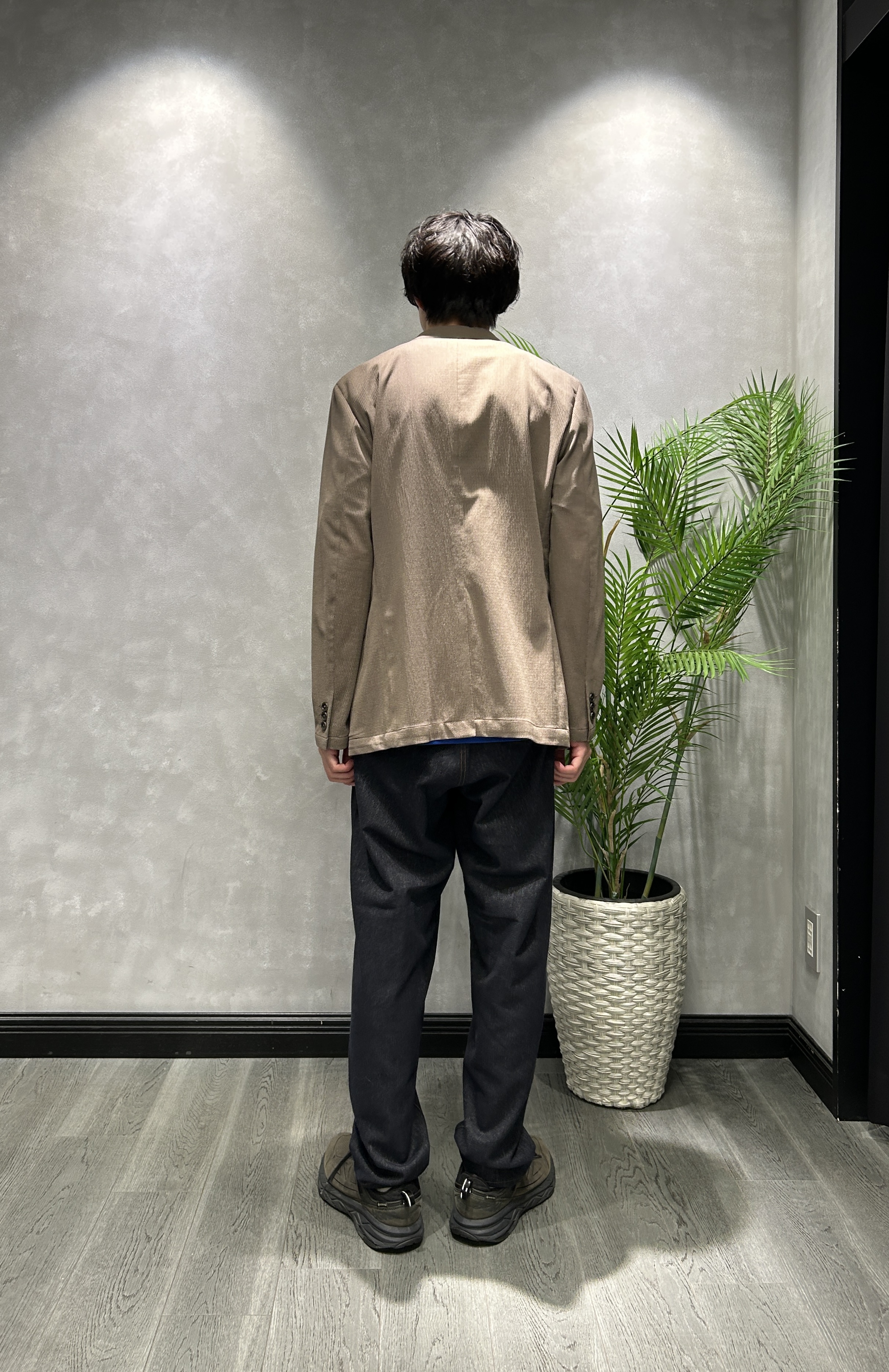 ruiさんの「TAKEO KIKUCHI｜【Begin5月号掲載/通気性】トリコットサッカー ジャケット」を使ったコーディネート