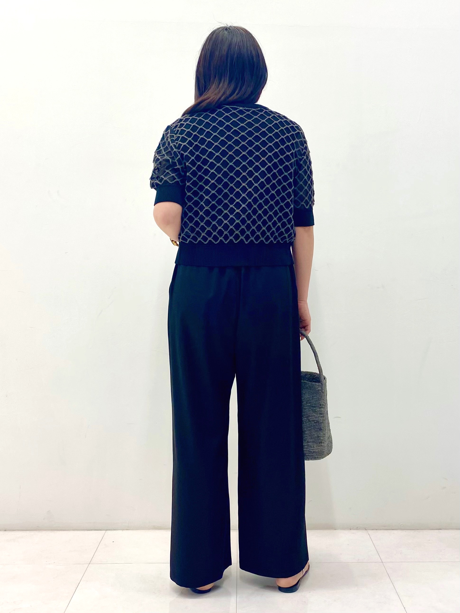 Sawaguchiさんの「DRESSTERIOR｜【ウォッシャブル】フィッシュネットニットシャツカーディガン」を使ったコーディネート