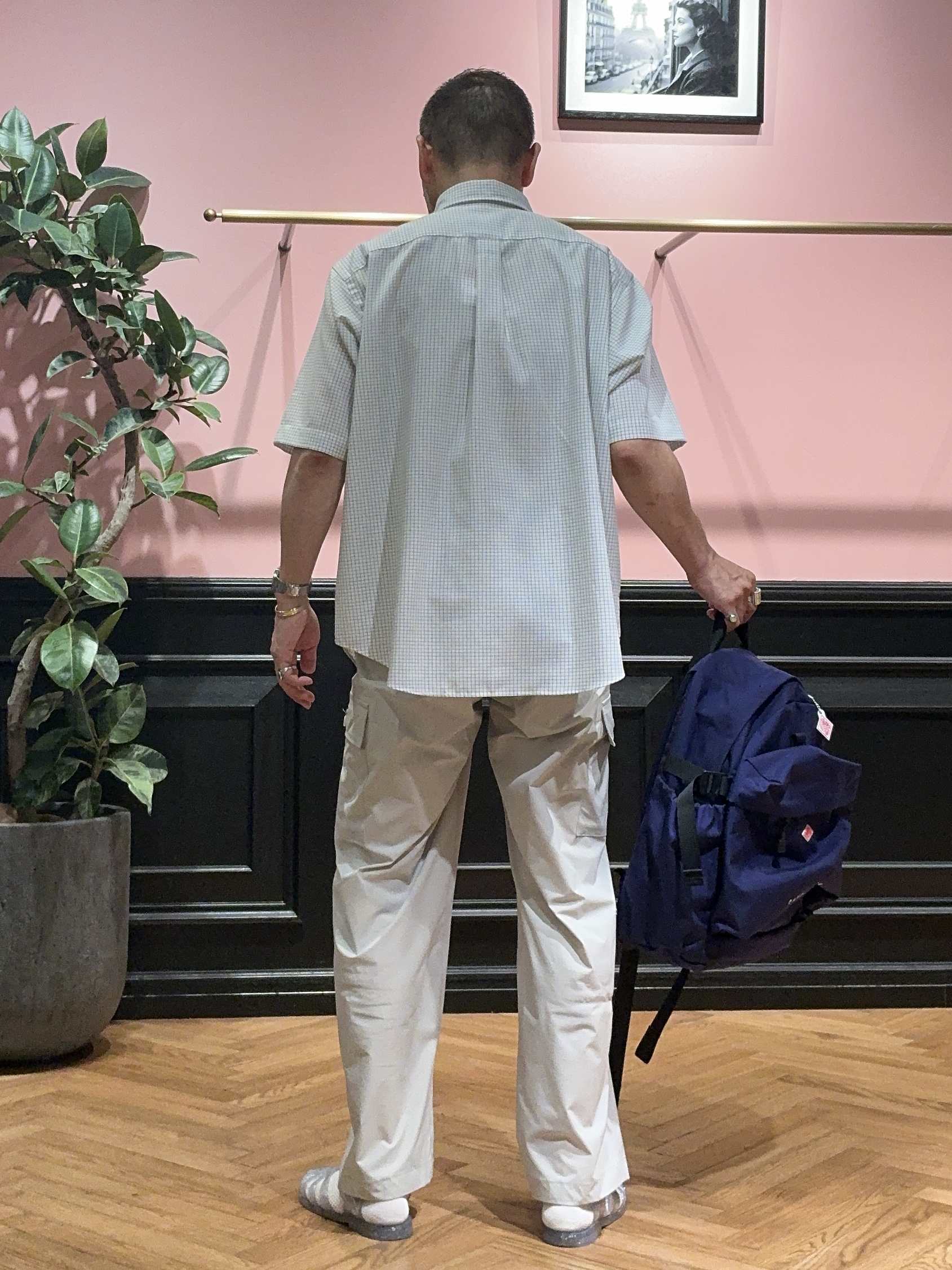 torigoeさんの「DRESSTERIOR｜DANTON（ダントン）ドットボタン ボタンダウンシャツ ショートスリーブ」を使ったコーディネート