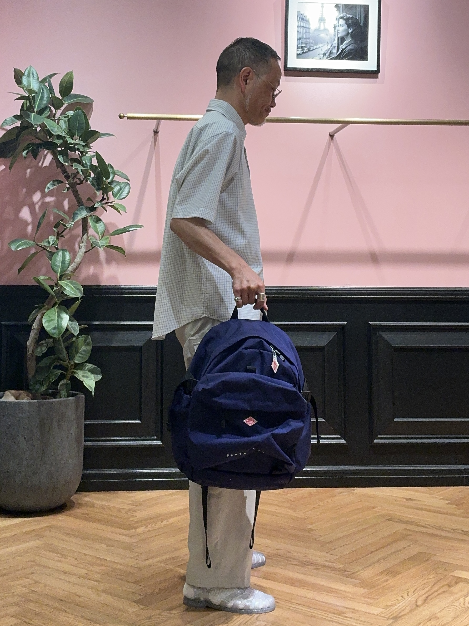 torigoeさんの「DRESSTERIOR｜DANTON（ダントン）ドットボタン ボタンダウンシャツ ショートスリーブ」を使ったコーディネート