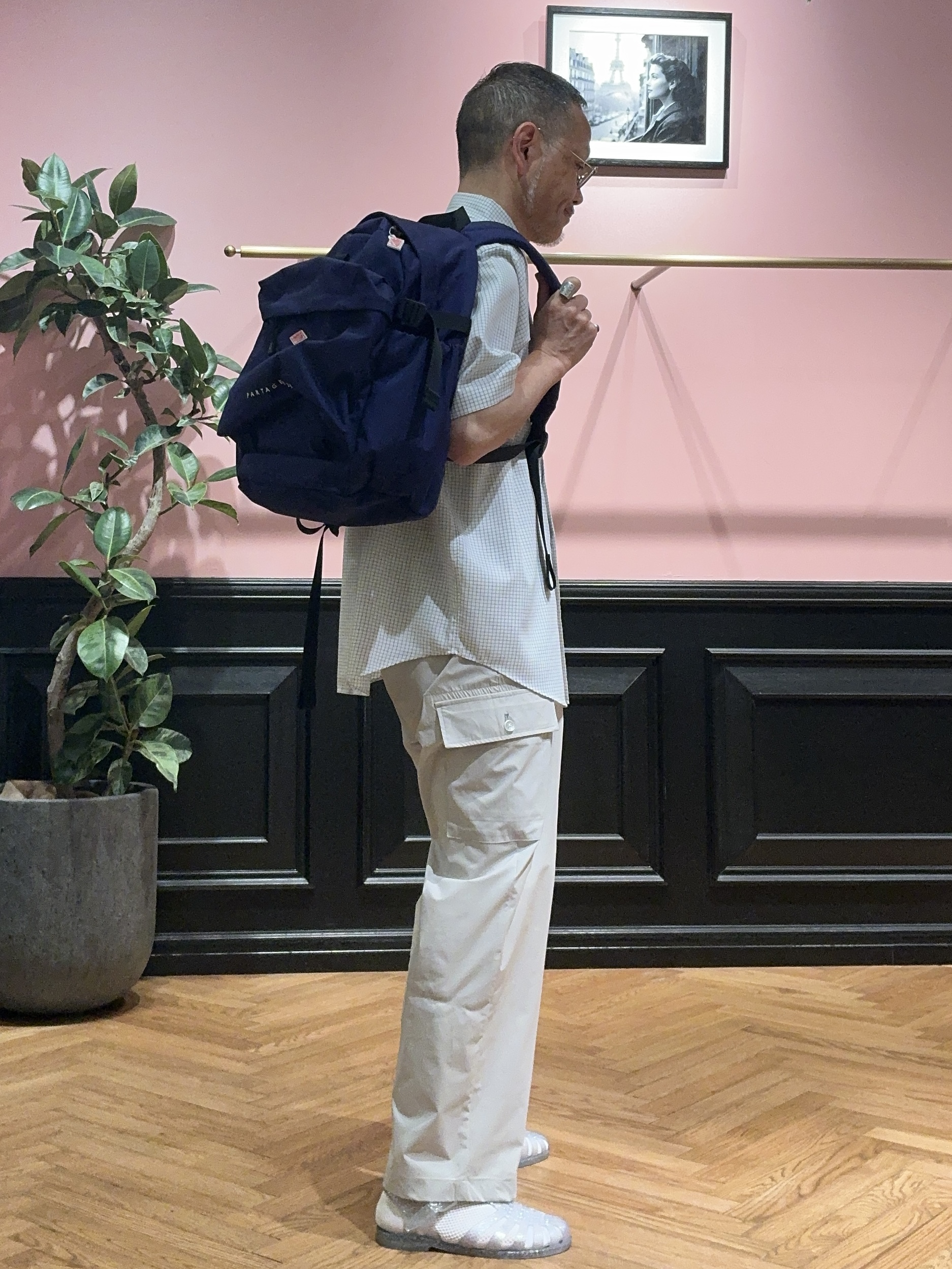 torigoeさんの「DRESSTERIOR｜DANTON（ダントン）ドットボタン ボタンダウンシャツ ショートスリーブ」を使ったコーディネート
