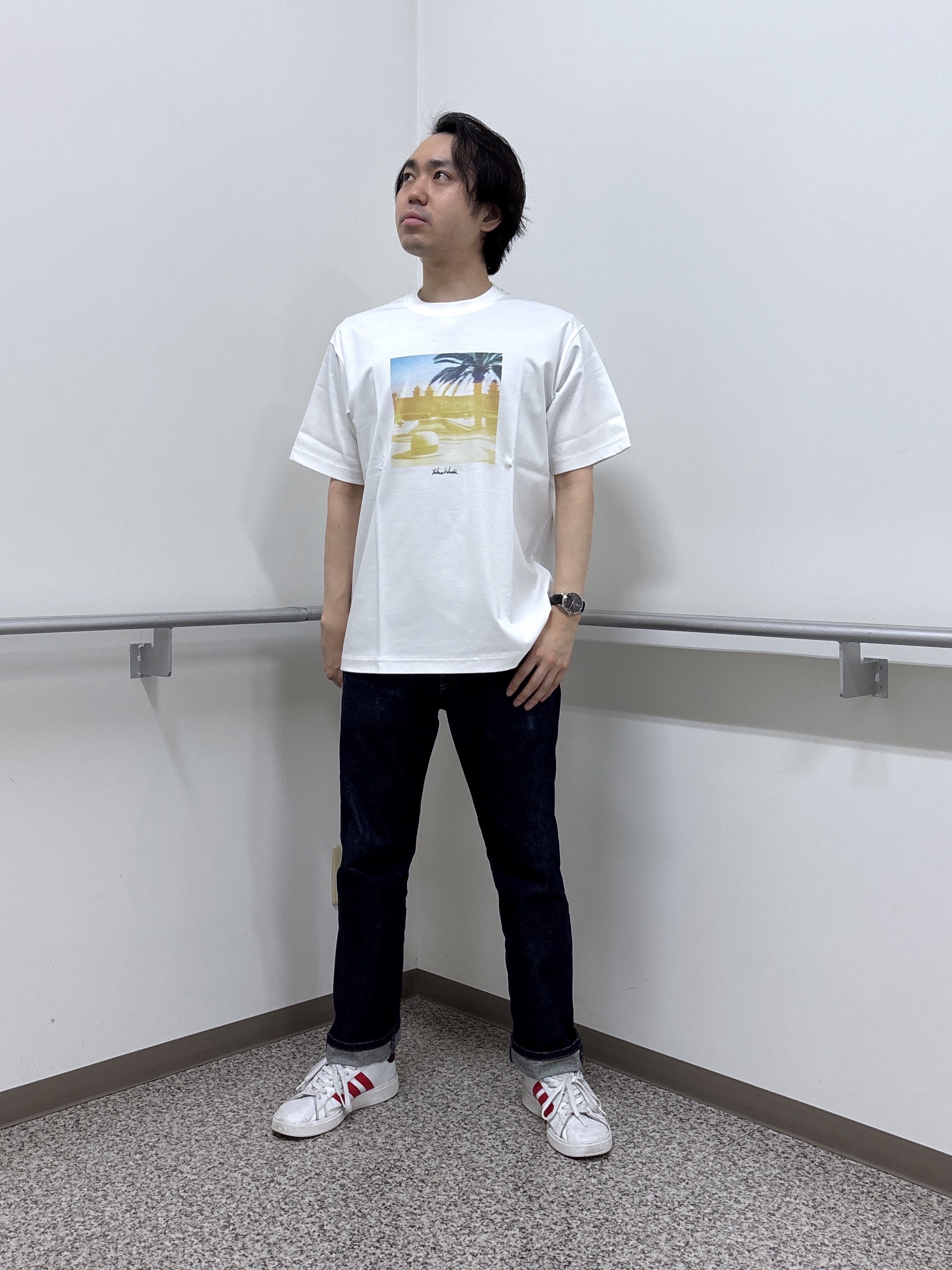 KEIさんの「TAKEO KIKUCHI｜【抗菌防臭】COOL DOTS（R）ドビープリント ジャケット」を使ったコーディネート