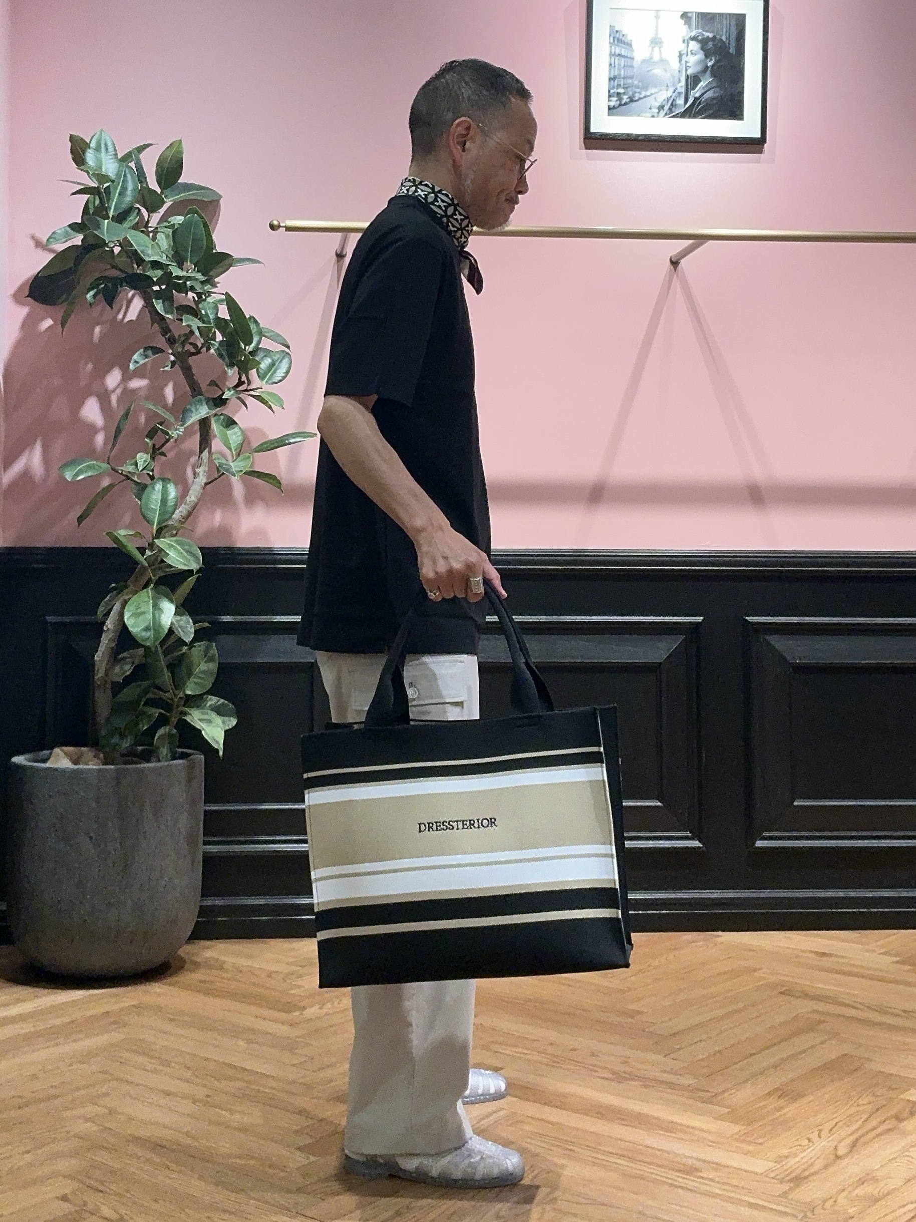 torigoeさんの「DRESSTERIOR｜LACOSTE（ラコステ）アウトラインクロッククルーネックTシャツ」を使ったコーディネート