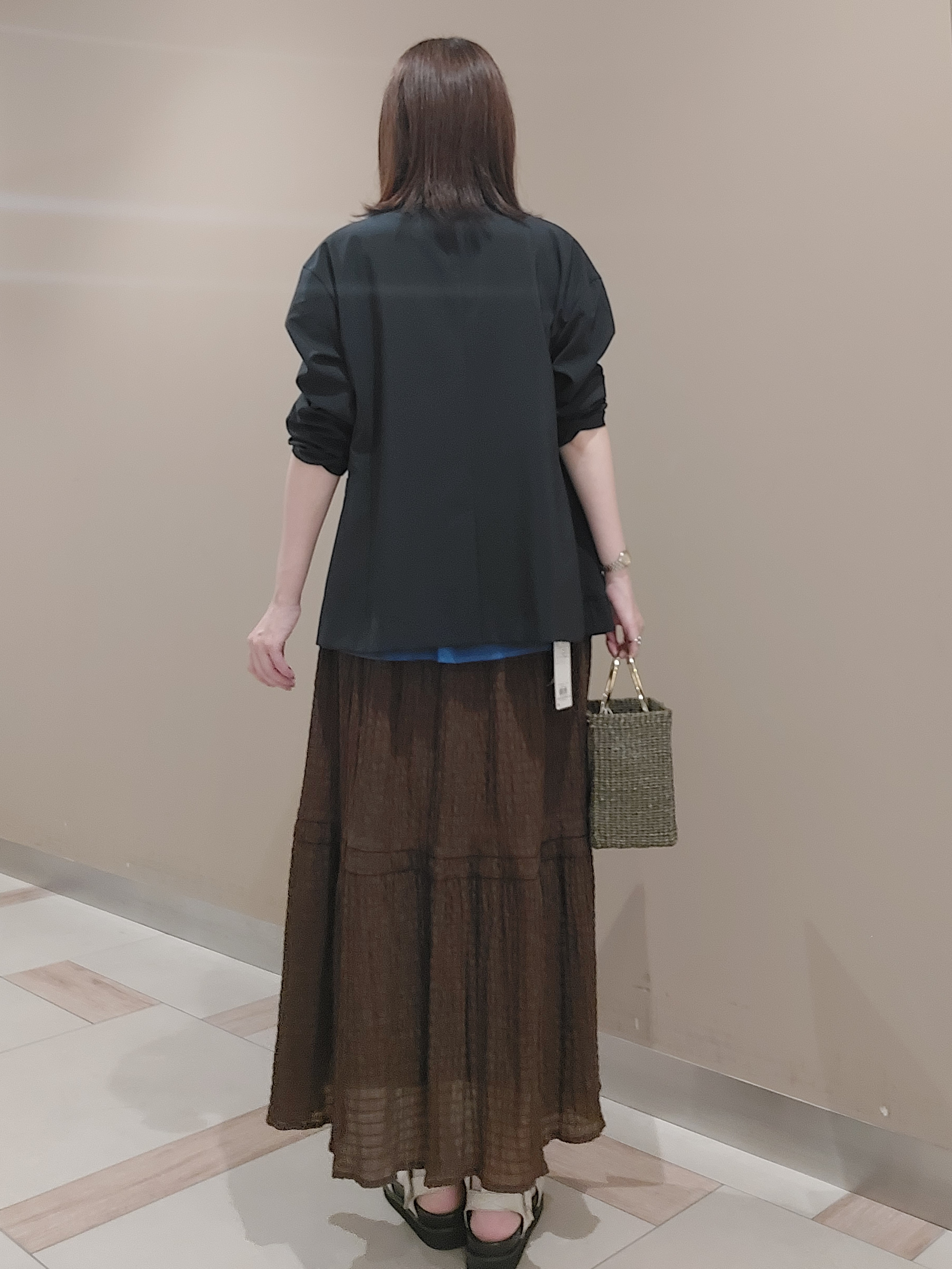 saiさんの「Reflect｜チュール&times;ジャージチュニックトップス」を使ったコーディネート