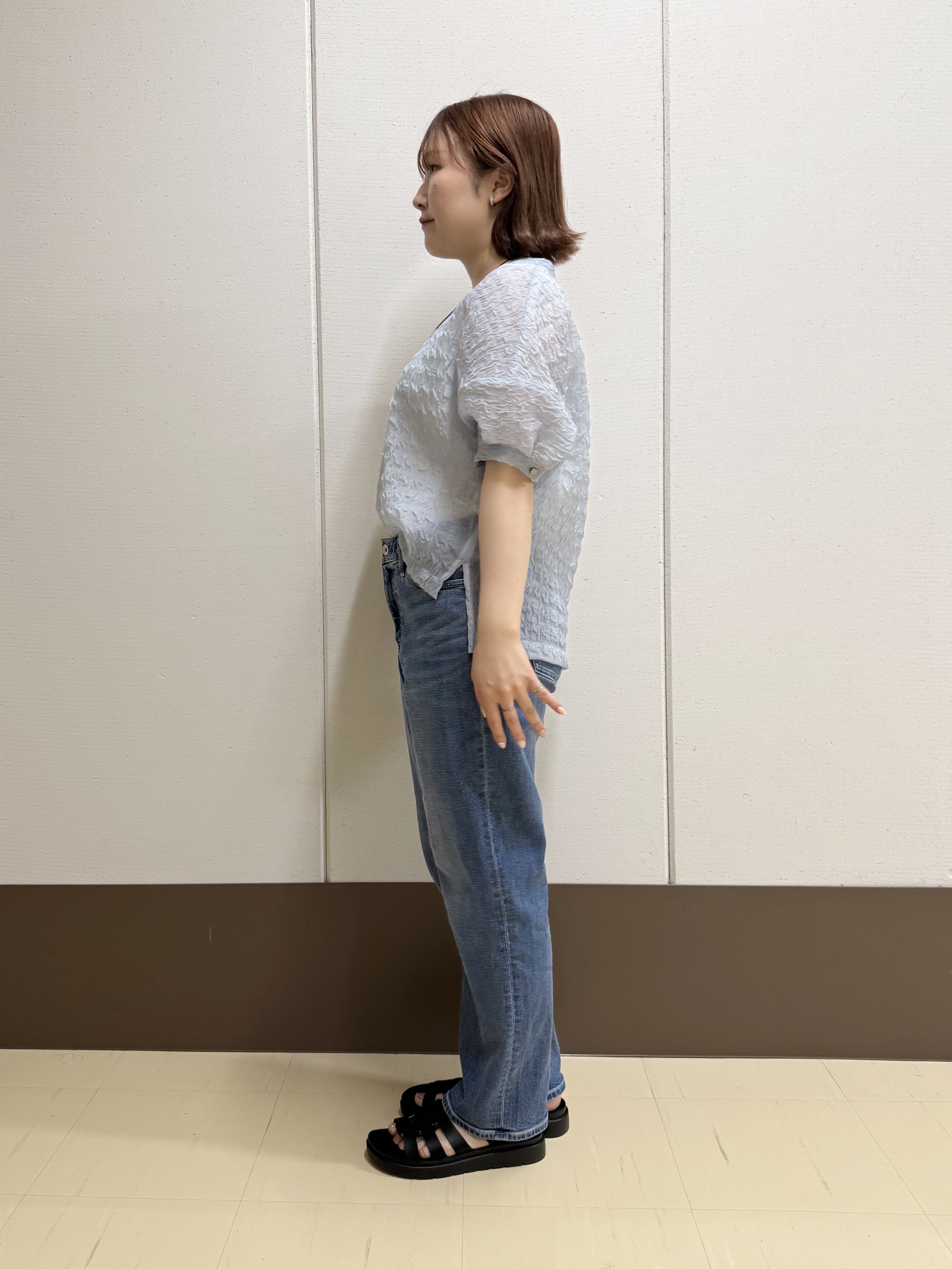 Rikoさんの「INDIVI｜【洗える／前後2WAY】インナータンクトップ」を使ったコーディネート
