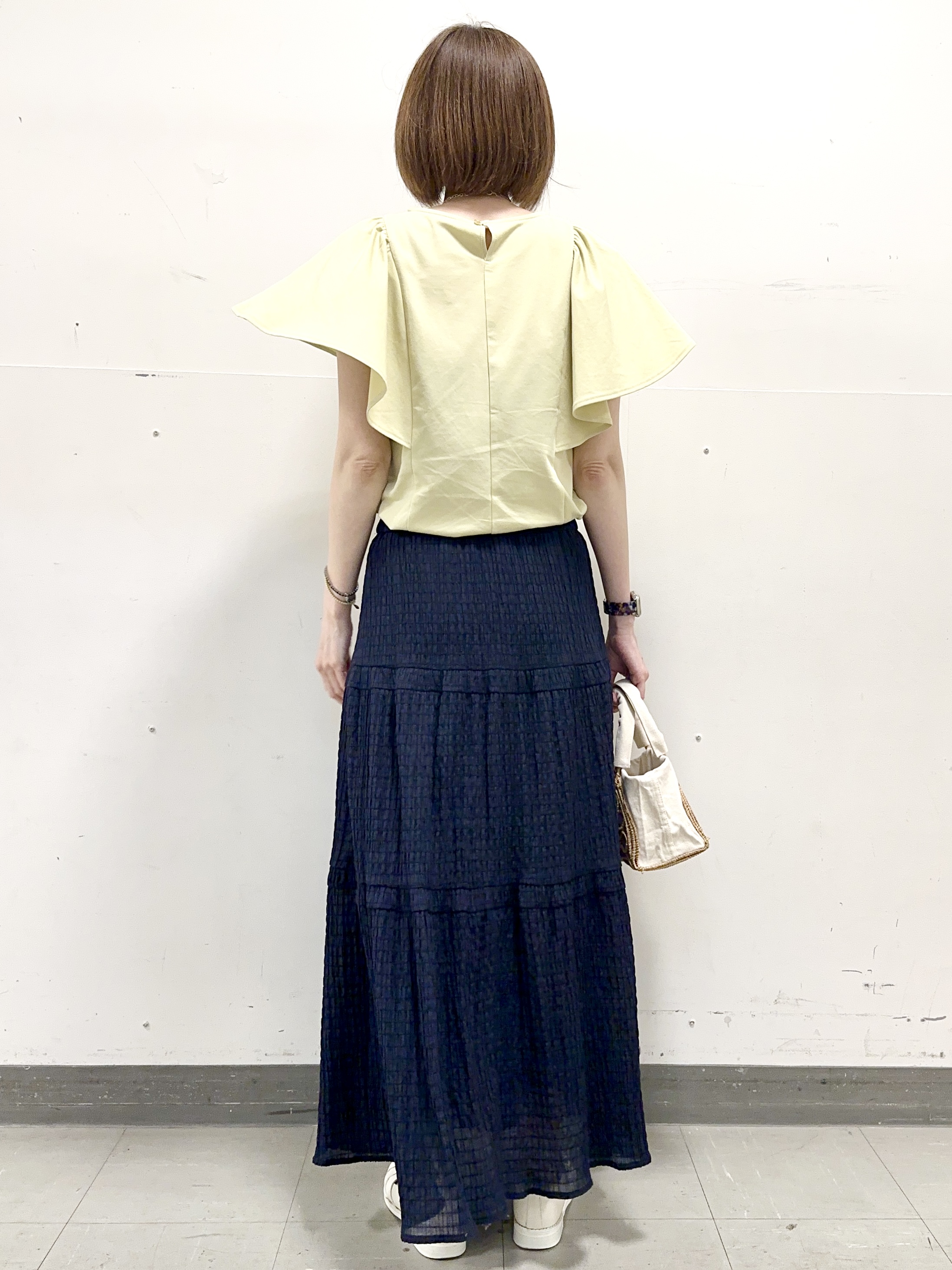 イト子さんの「Reflect｜【UVカット／接触冷感／吸水速乾】フレアスリーブトップス」を使ったコーディネート
