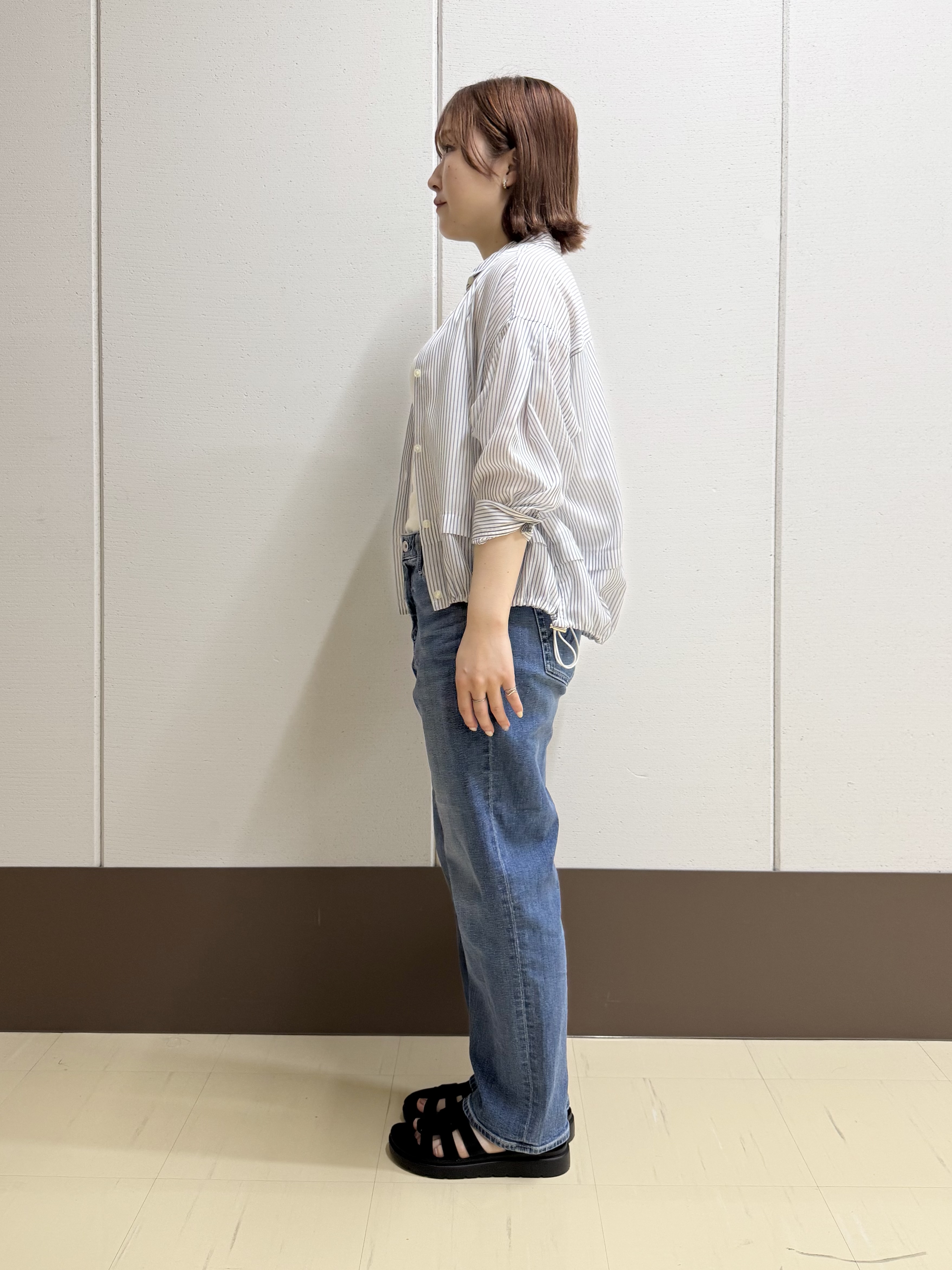 Rikoさんの「INDIVI｜【洗える／前後2WAY】インナータンクトップ」を使ったコーディネート