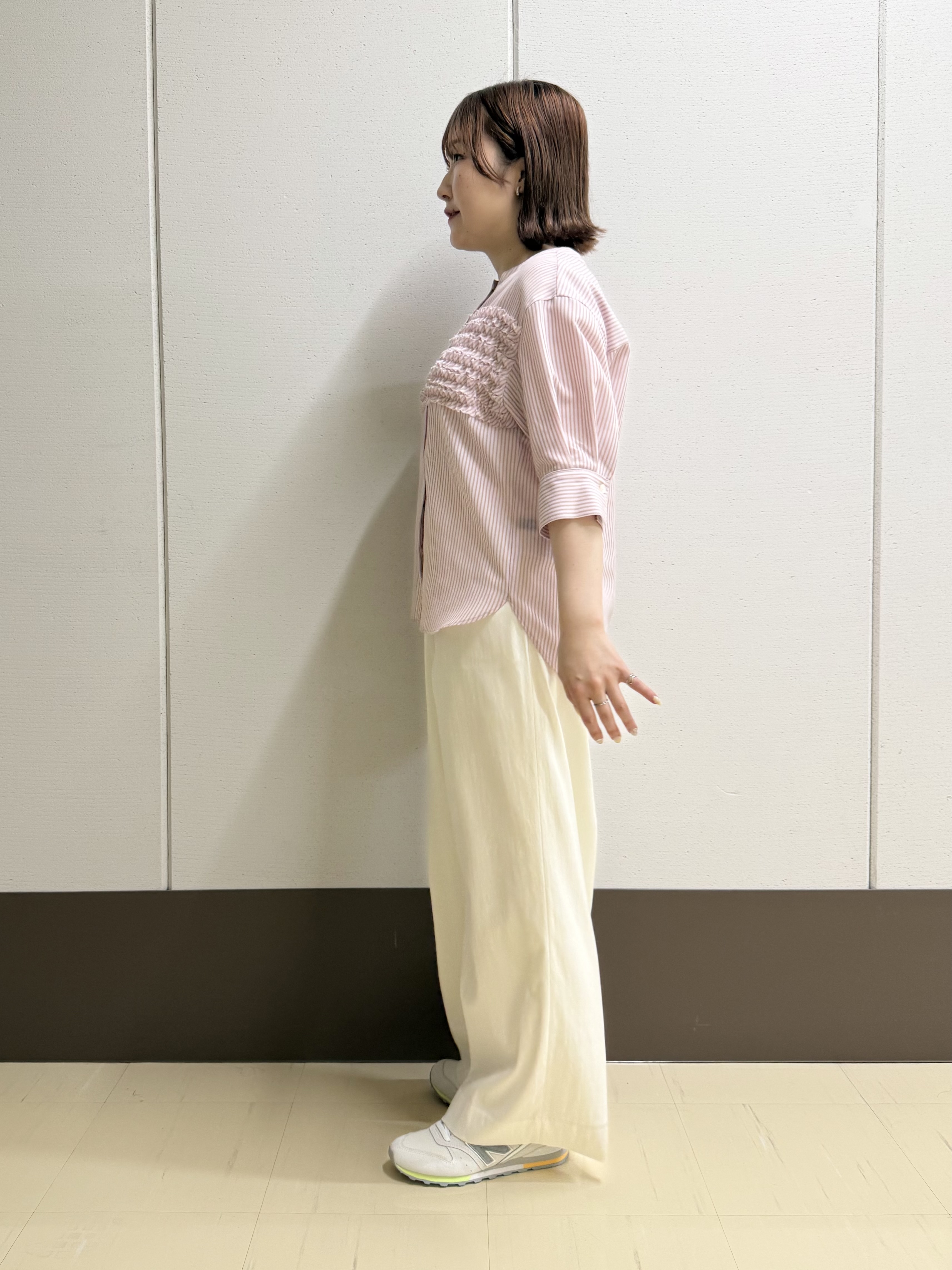 Rikoさんの「INDIVI｜【洗える／前後2WAY】インナータンクトップ」を使ったコーディネート