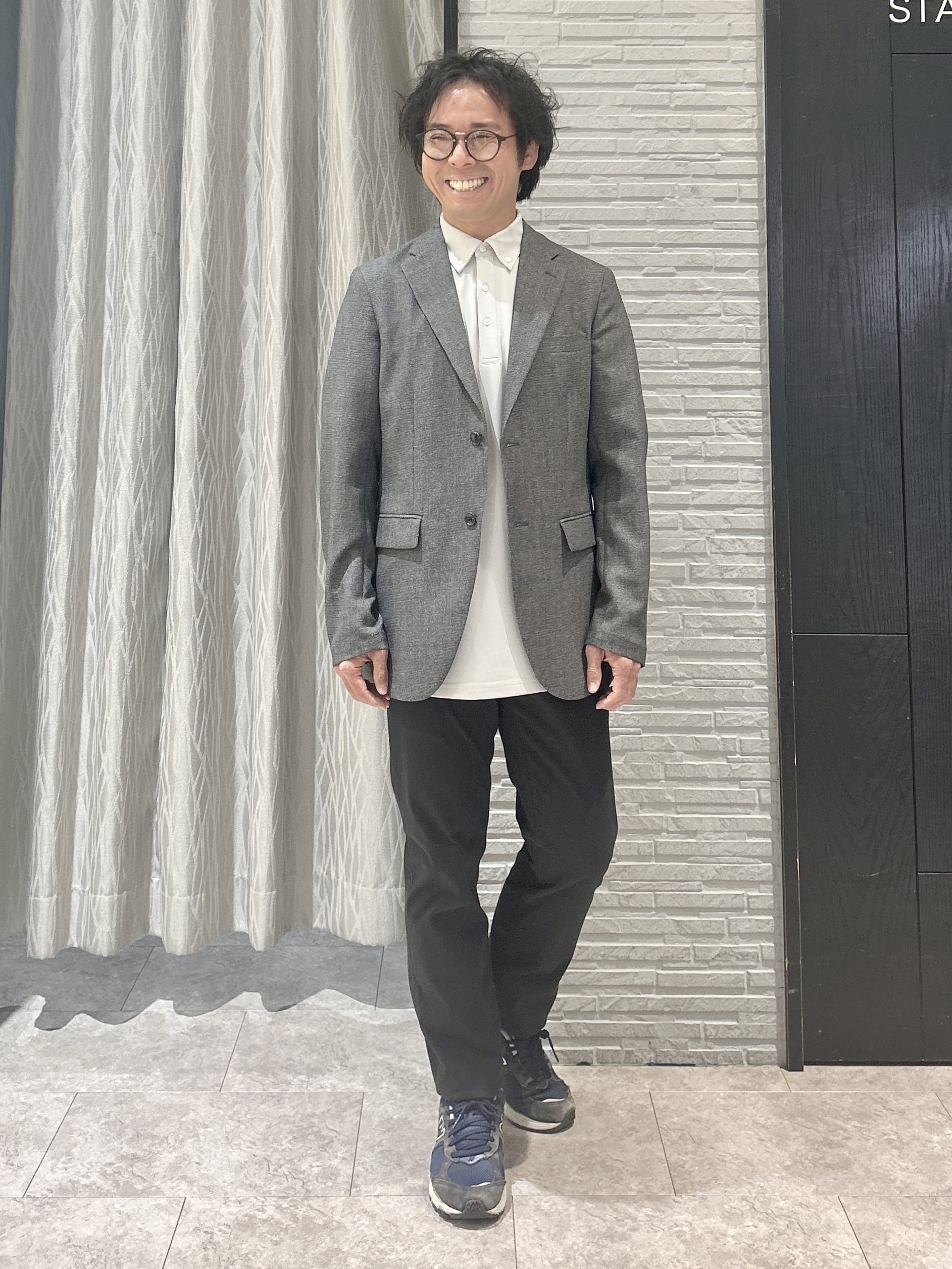 KENJI Iさんの「THE SHOP TK｜【セットアップ可／洗濯機OK】AVANT AIR メッシュジャケット」を使ったコーディネート