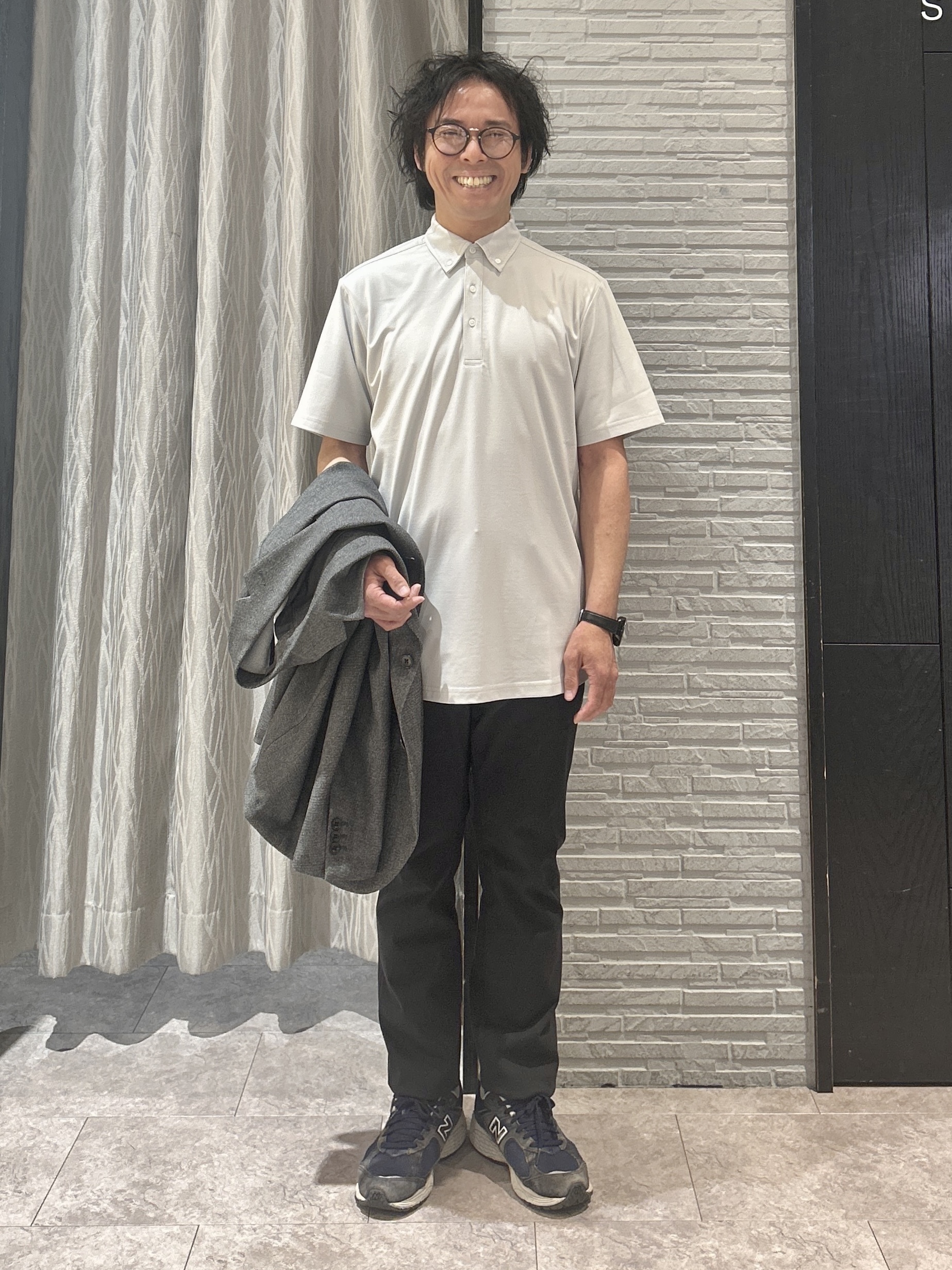 KENJI Iさんの「THE SHOP TK｜【セットアップ可／洗濯機OK】AVANT AIR メッシュジャケット」を使ったコーディネート