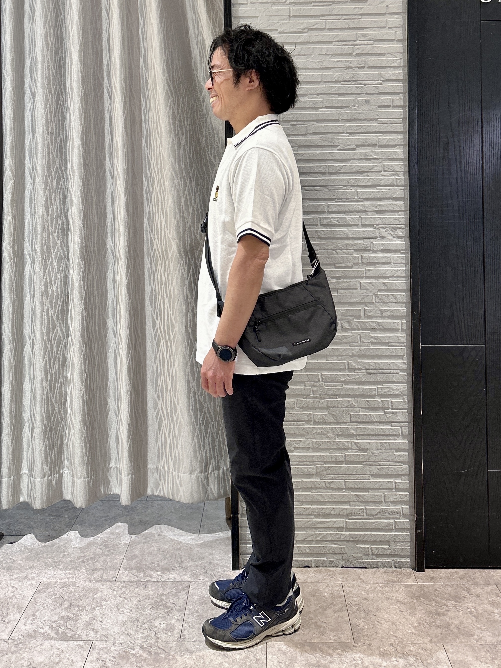 KENJI Iさんの「THE SHOP TK｜クマ刺繍 半袖ポロシャツ 洗濯機OK」を使ったコーディネート