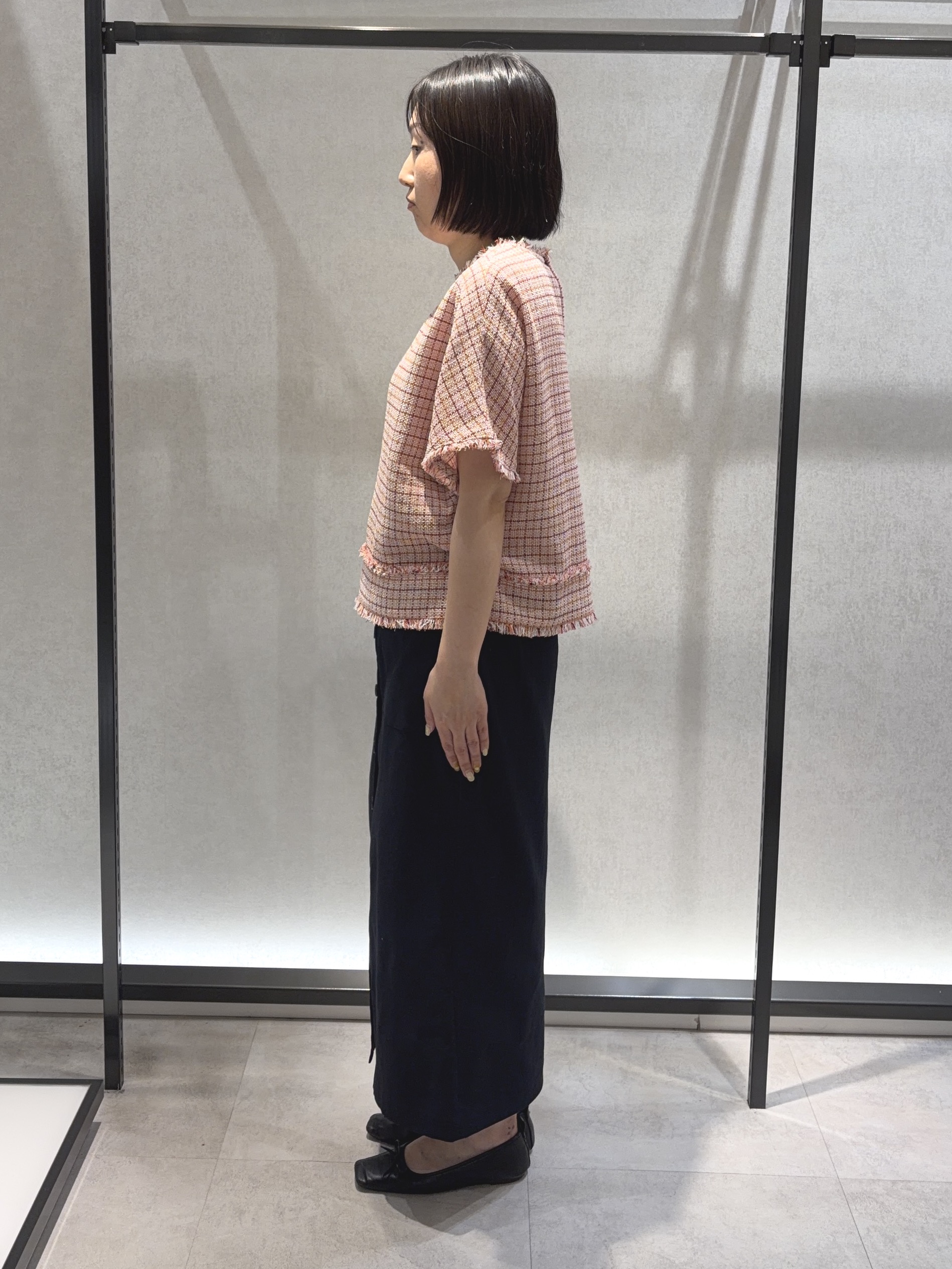 わたなべさんの「UNTITLED｜ファンシーツイードブラウス」を使ったコーディネート