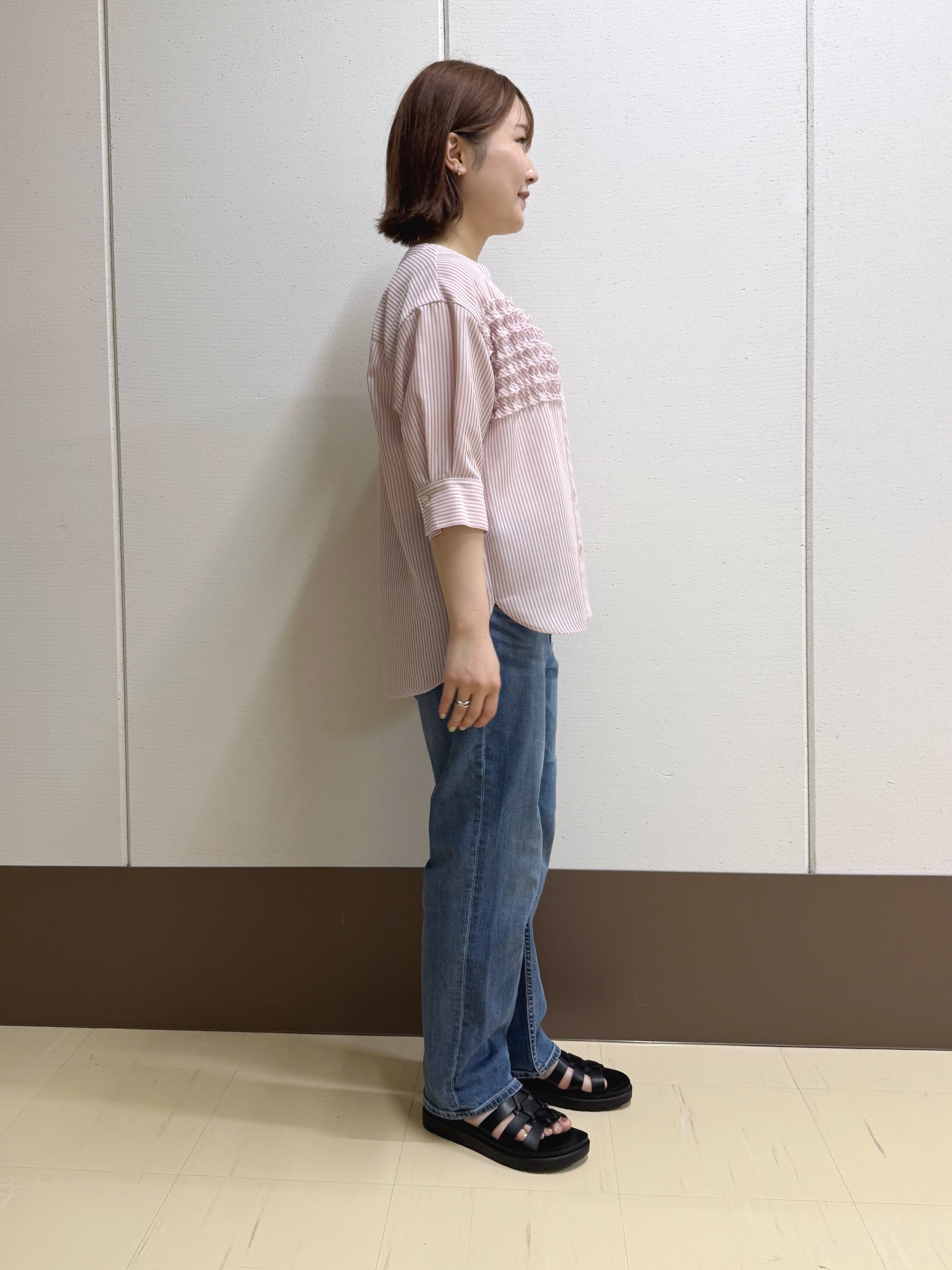 Rikoさんの「INDIVI｜【洗える／前後2WAY】インナータンクトップ」を使ったコーディネート