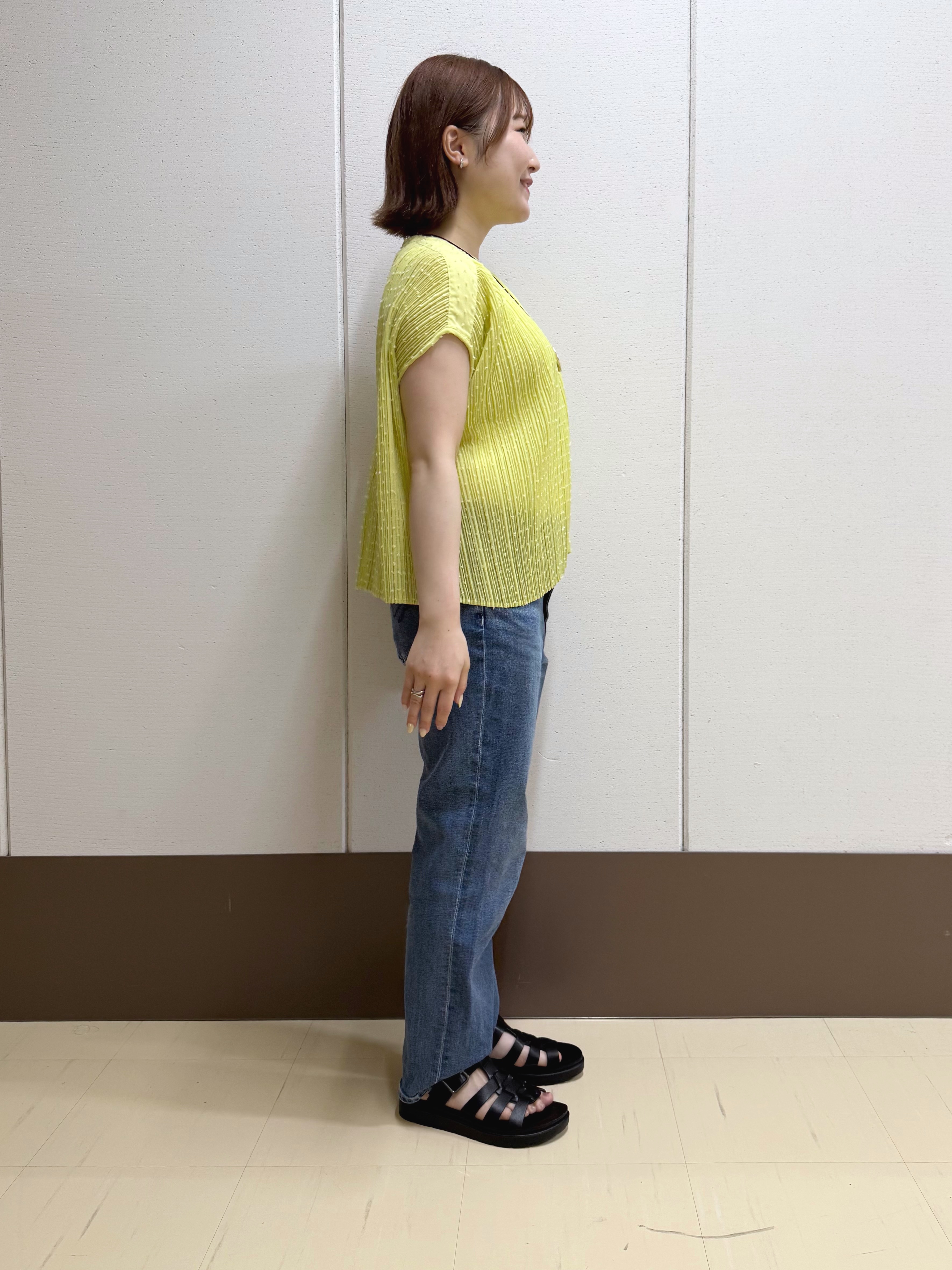 Rikoさんの「INDIVI｜【洗える／前後2WAY】インナータンクトップ」を使ったコーディネート