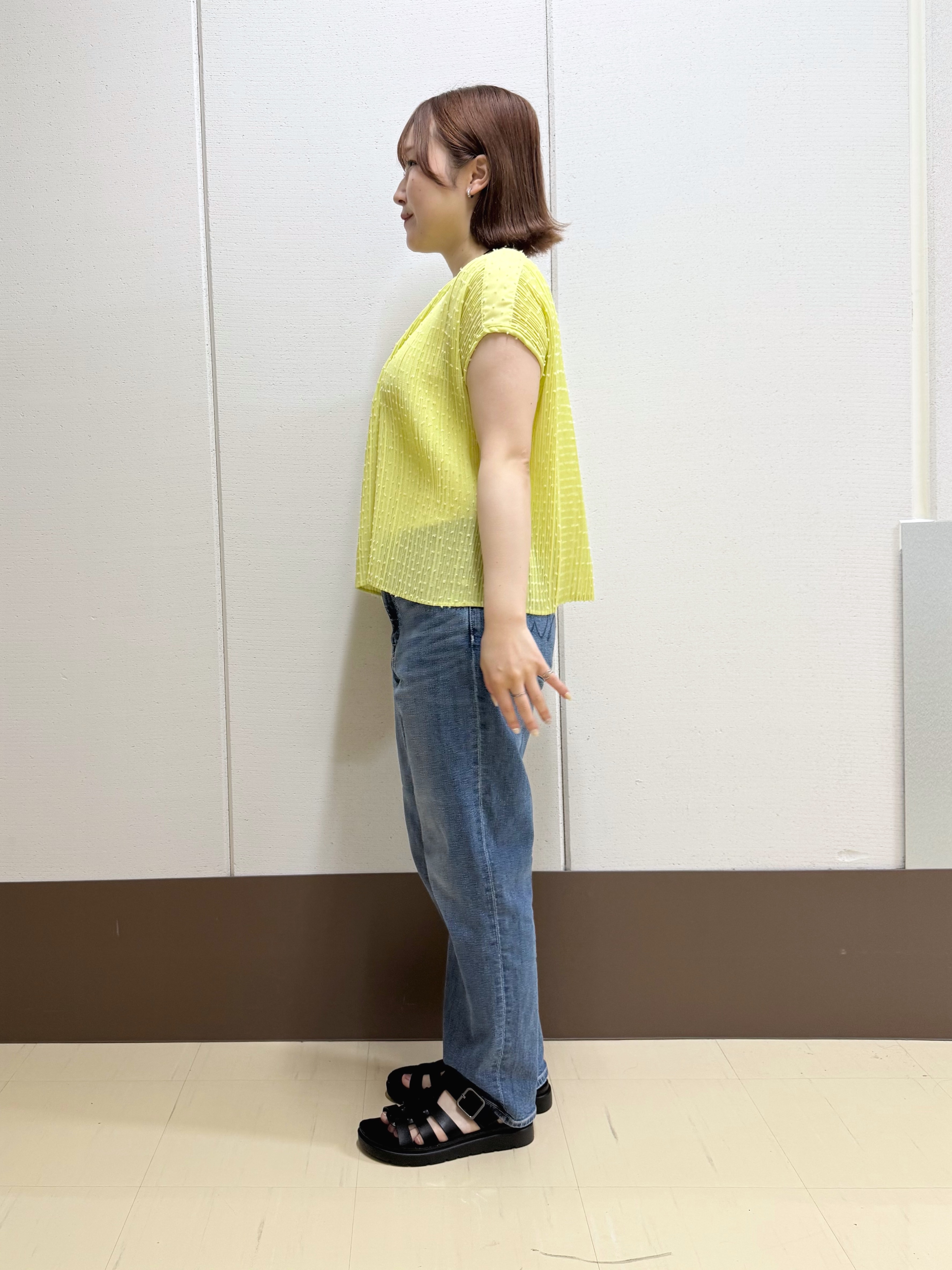 Rikoさんの「INDIVI｜【洗える／前後2WAY】インナータンクトップ」を使ったコーディネート