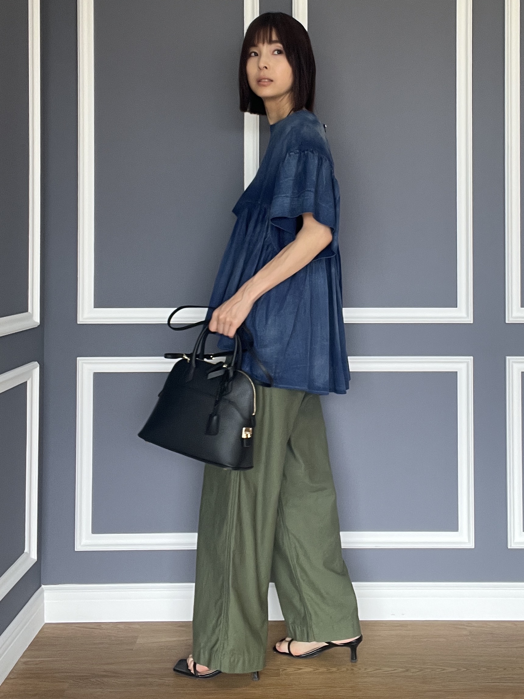 misaさんの「DRESSTERIOR｜【otonaMUSE5月号掲載】スキニーベルトサンダル」を使ったコーディネート