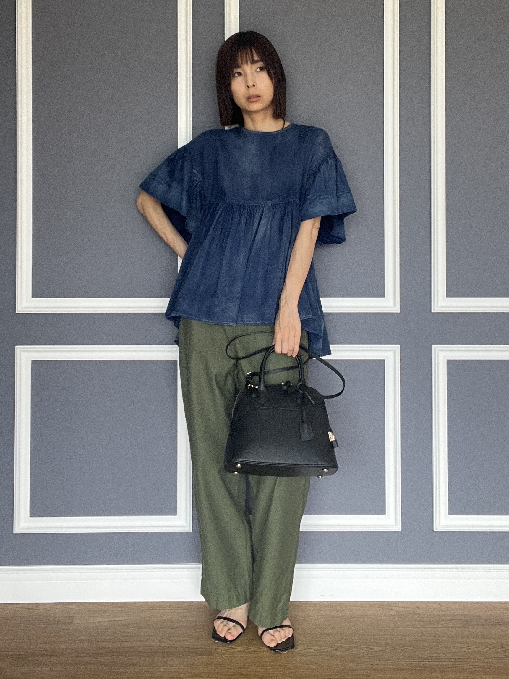 misaさんの「DRESSTERIOR｜【otonaMUSE5月号掲載】スキニーベルトサンダル」を使ったコーディネート