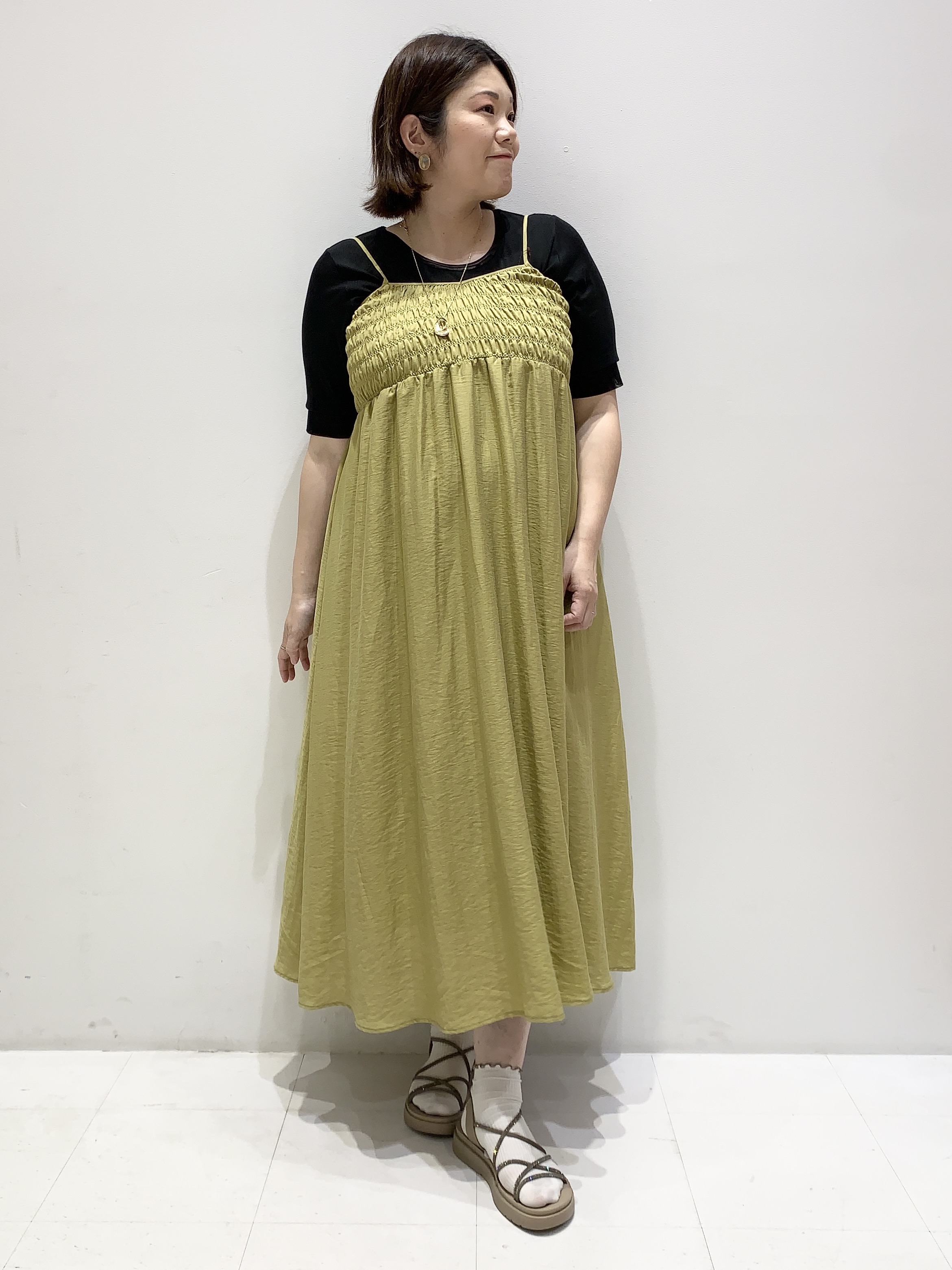 みいちゃんさんの「grove｜【洗濯機OK・ひんやり/SETUP可】シワになりにくいハーフスリーブジャケット」を使ったコーディネート