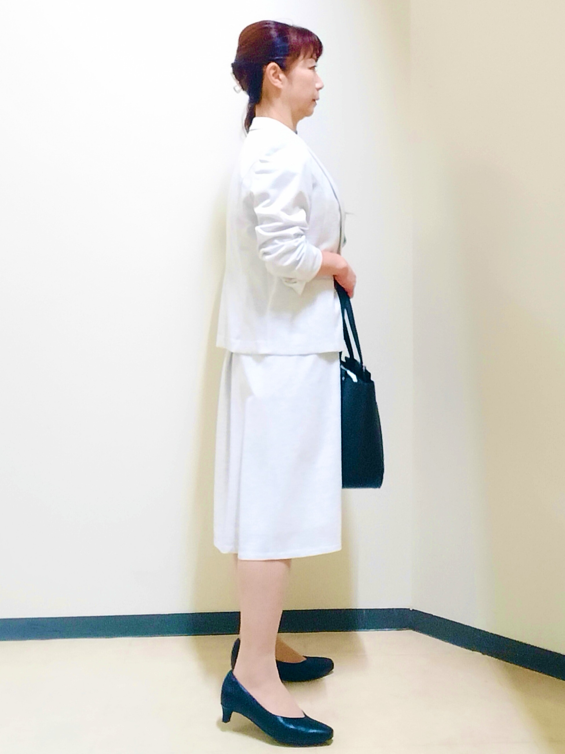 花さんの「Reflect｜【SS-4Lサイズ／UVカット／接触冷感】匠ジャケット／ベーシックテーラード」を使ったコーディネート