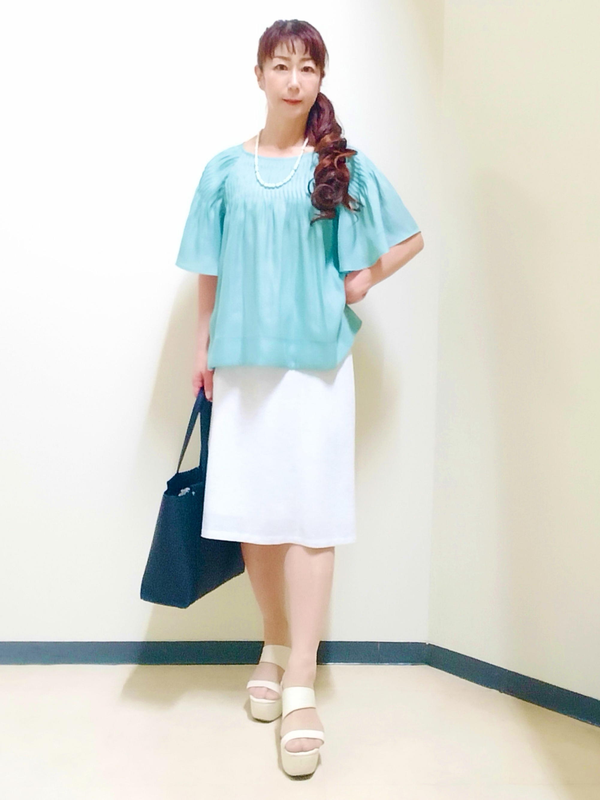 花さんの「Reflect｜【SS-4Lサイズ／UVカット／接触冷感】匠ジャケット／ベーシックテーラード」を使ったコーディネート