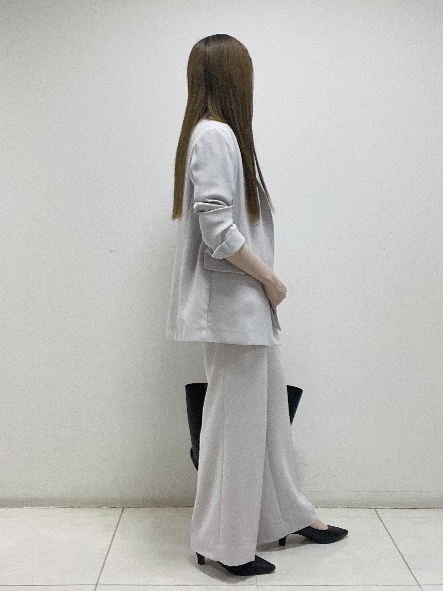 mさんの「INDIVI｜【洗える／多機能／SETUP可】着る日傘ダブルジャケット」を使ったコーディネート