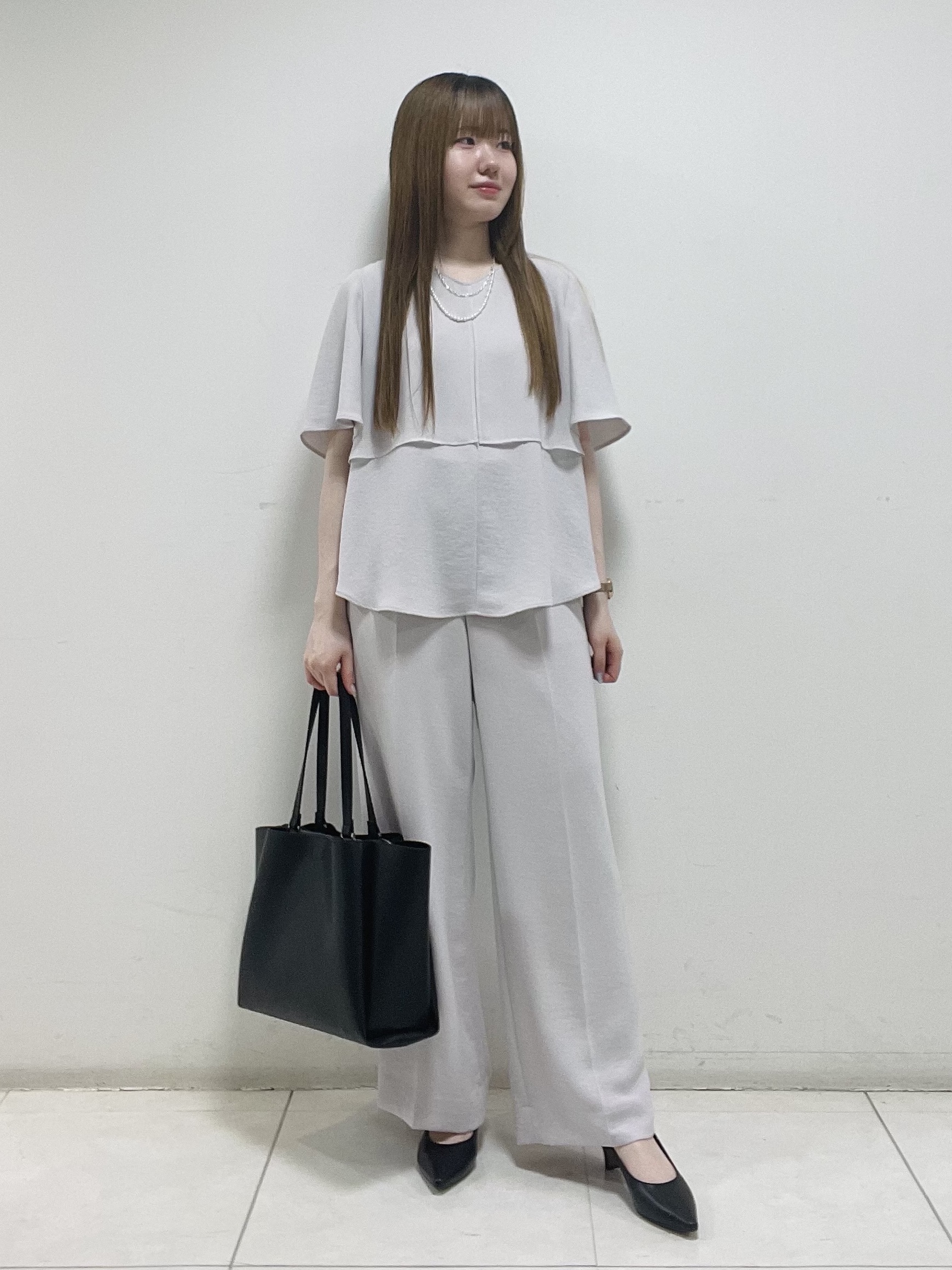 mさんの「INDIVI｜【洗える／多機能／SETUP可】着る日傘ダブルジャケット」を使ったコーディネート