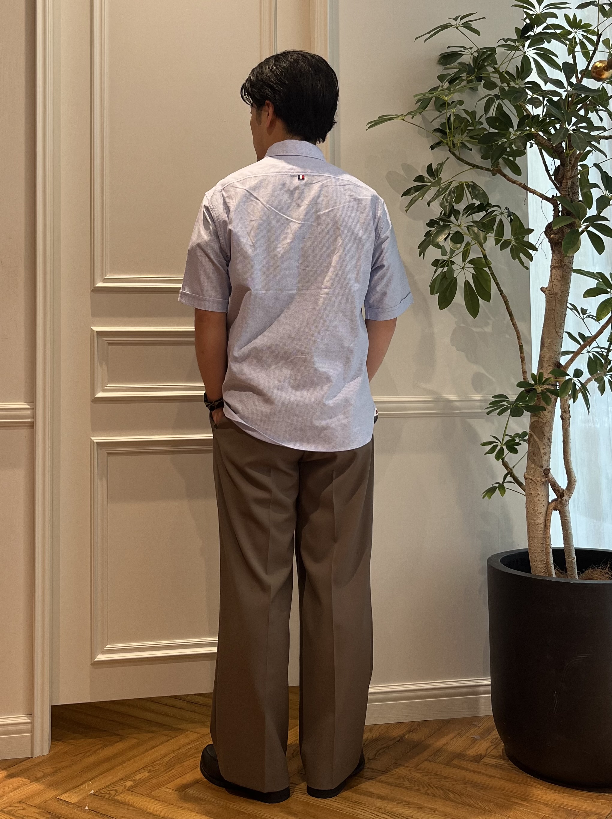 Tokuさんの「DRESSTERIOR｜【速乾素材】メッシュエアー ハーフスリーブシャツ」を使ったコーディネート