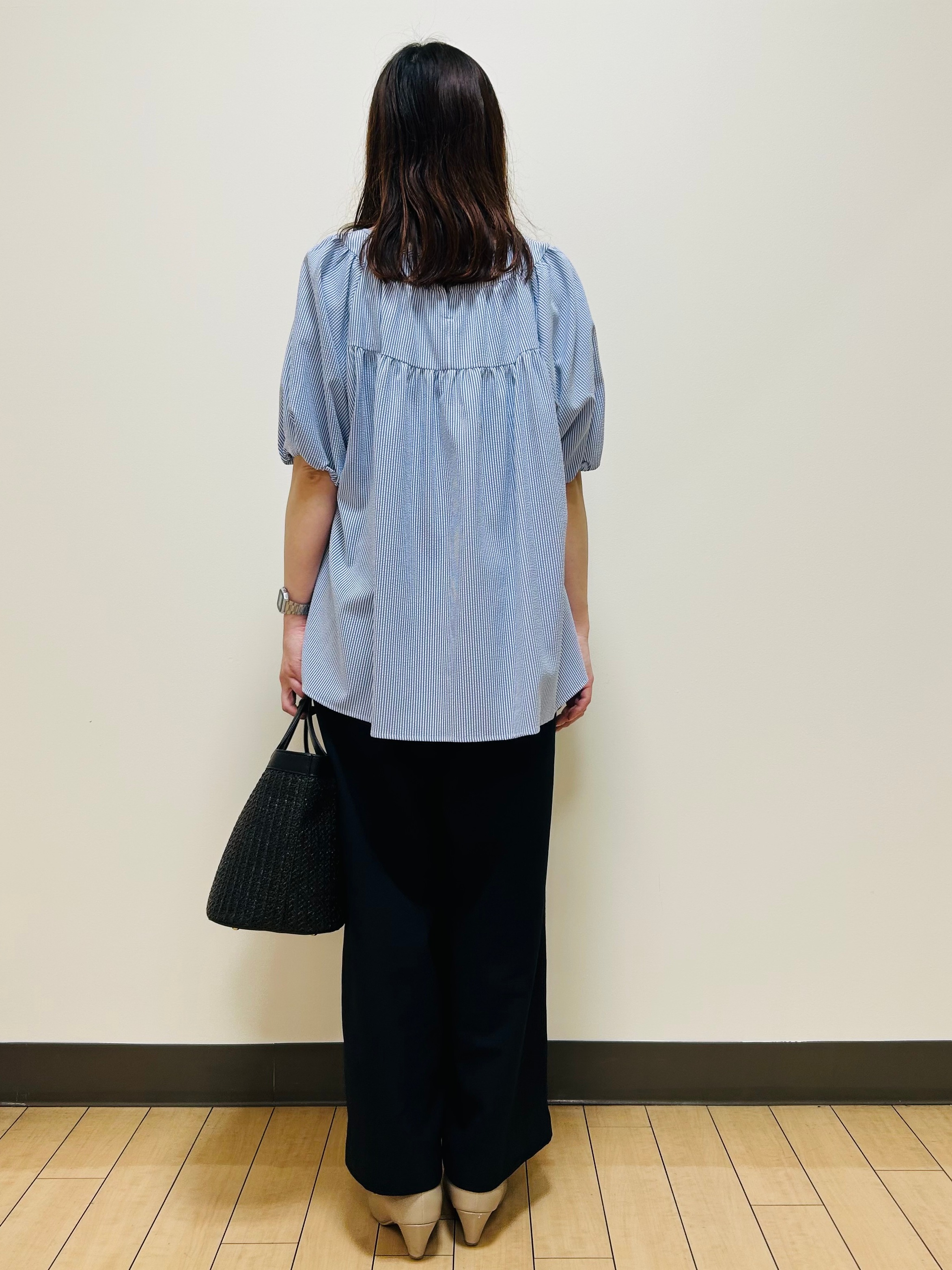 miiiさんの「Reflect｜ギャザーデザインブラウス」を使ったコーディネート